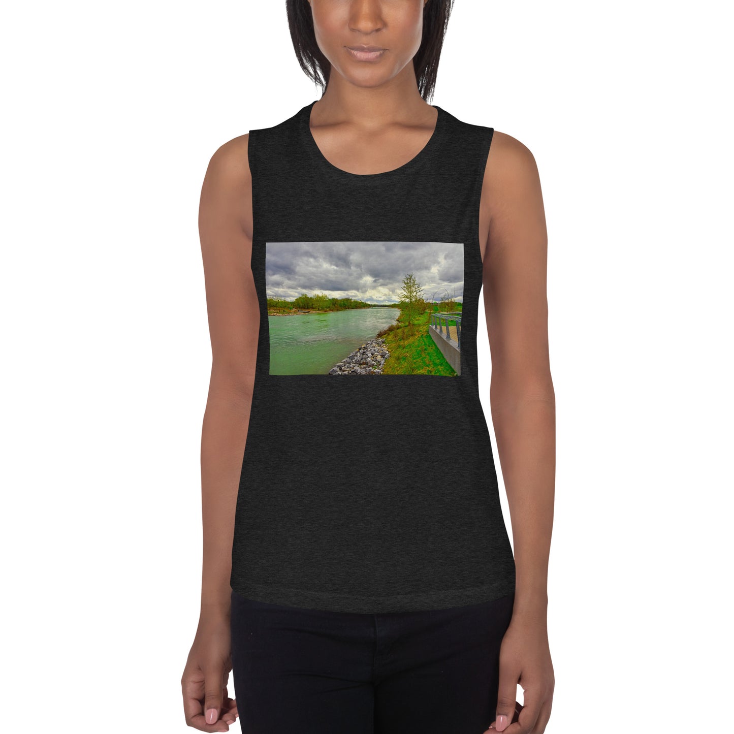 Ladies’ Muscle Tank - Calgary Bow River East Village
