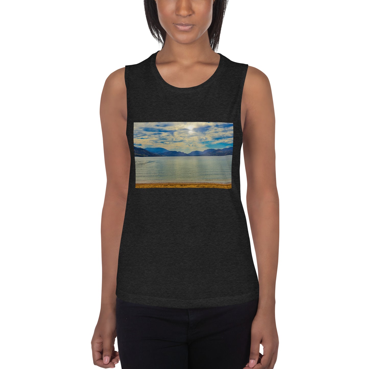 Ladies’ Muscle Tank - Penticton Skaha Lake