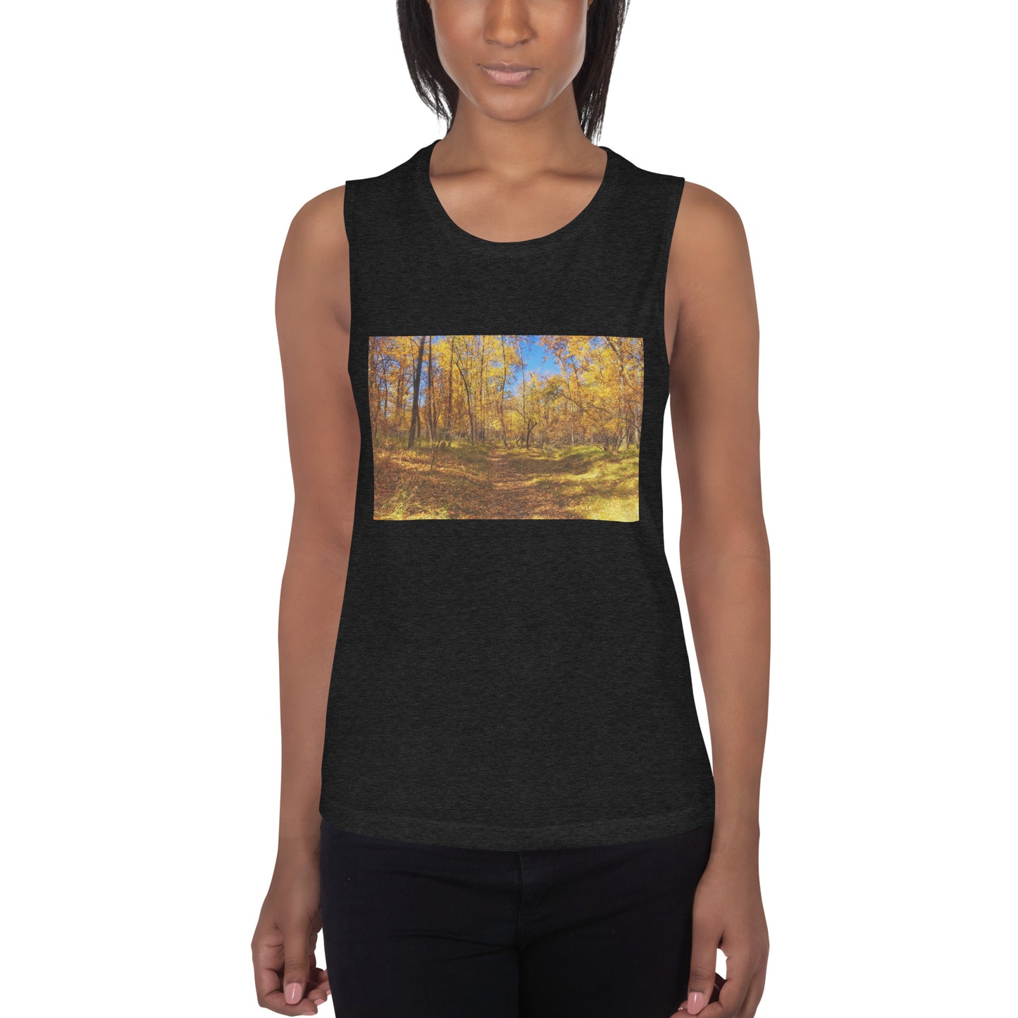 Ladies’ Muscle Tank - Carburn Park Fall Colours