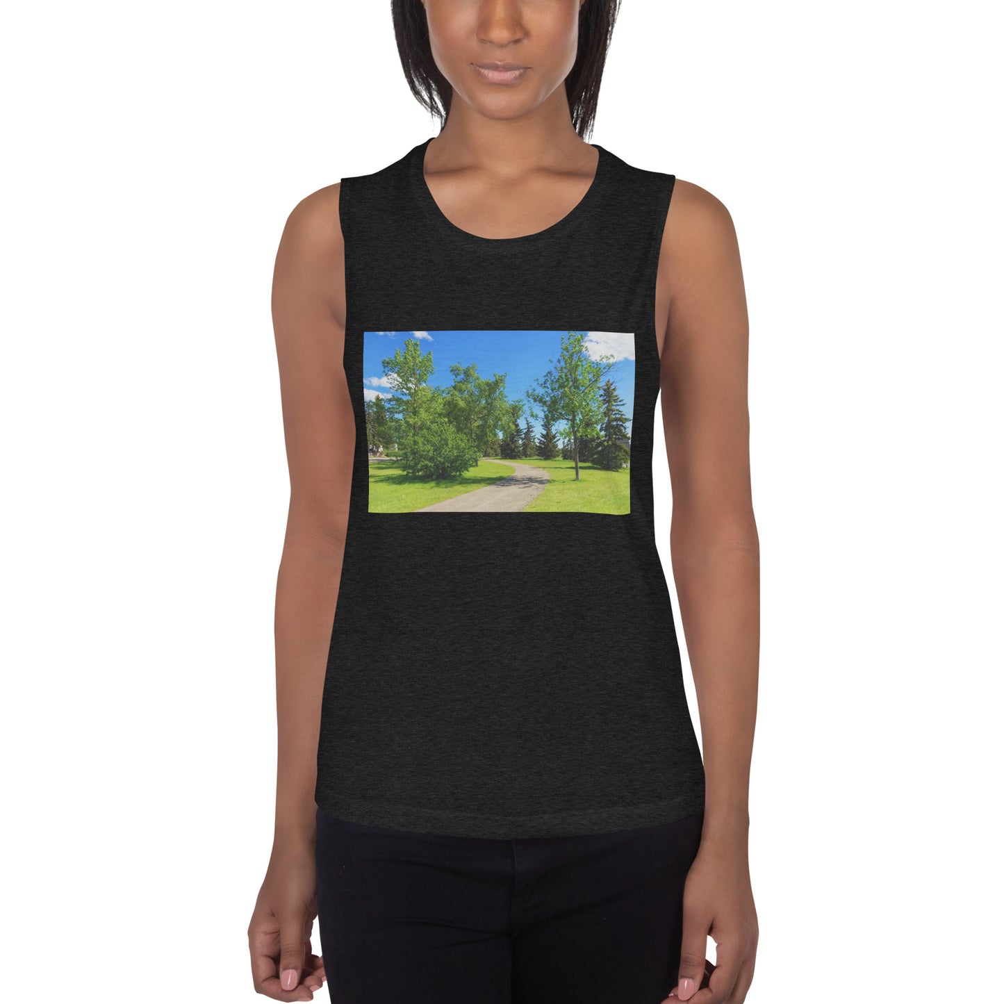 Ladies’ Muscle Tank - Calgary in the Summer