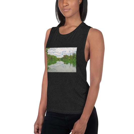 Ladies’ Muscle Tank - Bowness Park Lagoon