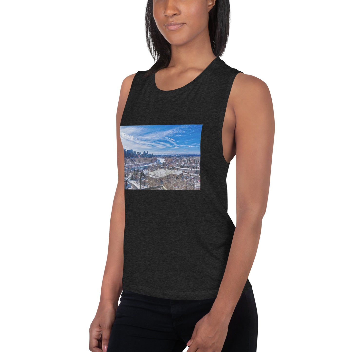 Ladies’ Muscle Tank - McHugh Bluff Winter HDR