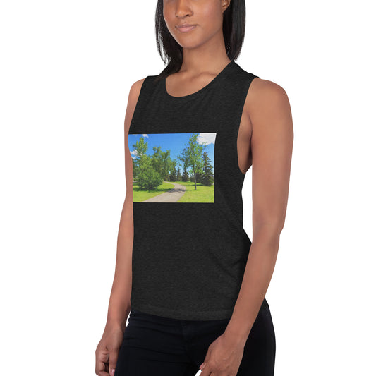 Ladies’ Muscle Tank - Calgary in the Summer