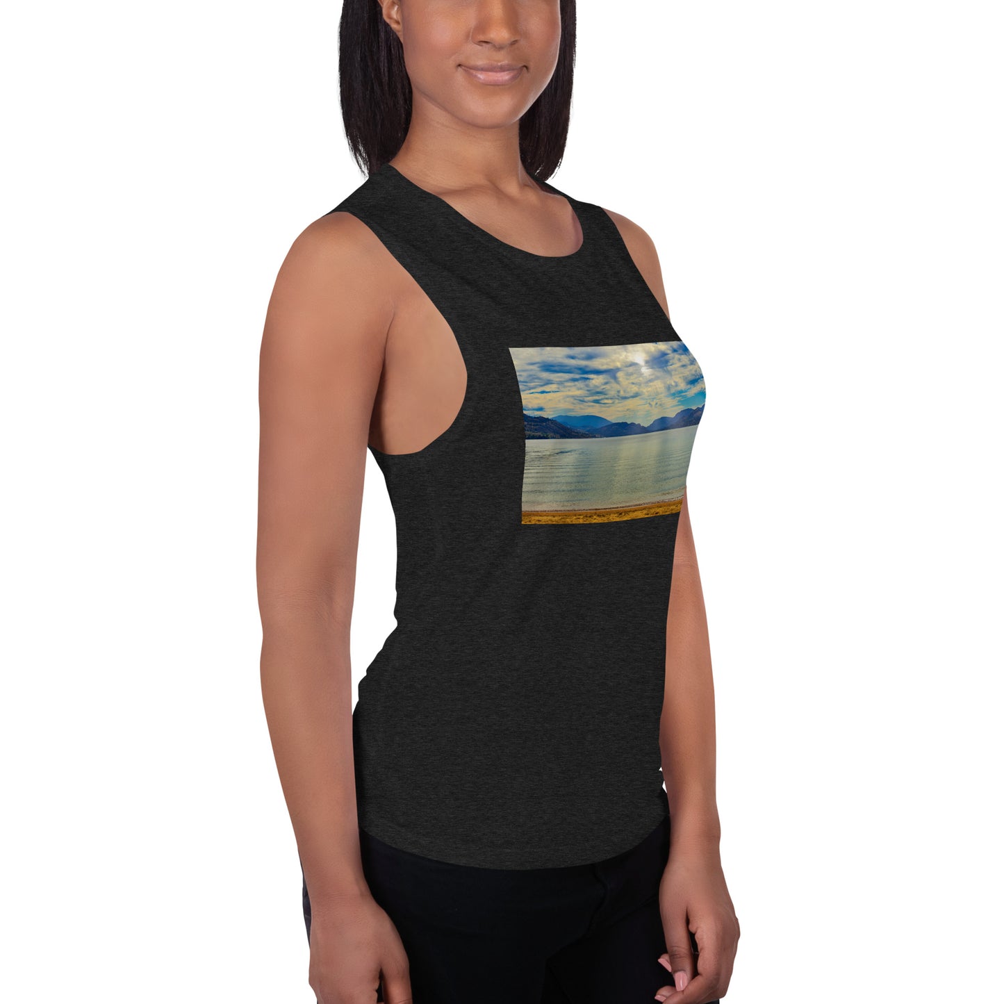 Ladies’ Muscle Tank - Penticton Skaha Lake