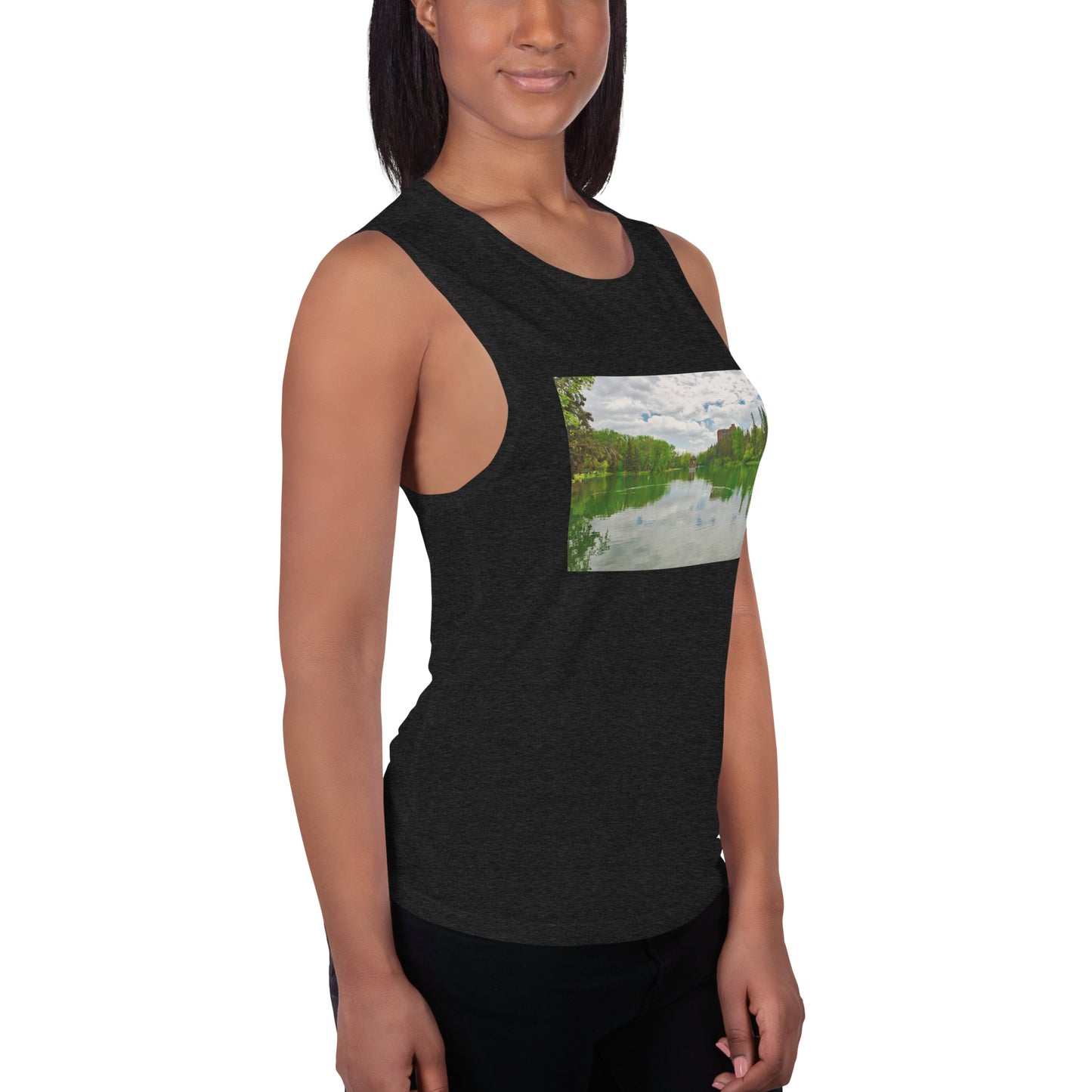 Ladies’ Muscle Tank - Bowness Park Lagoon
