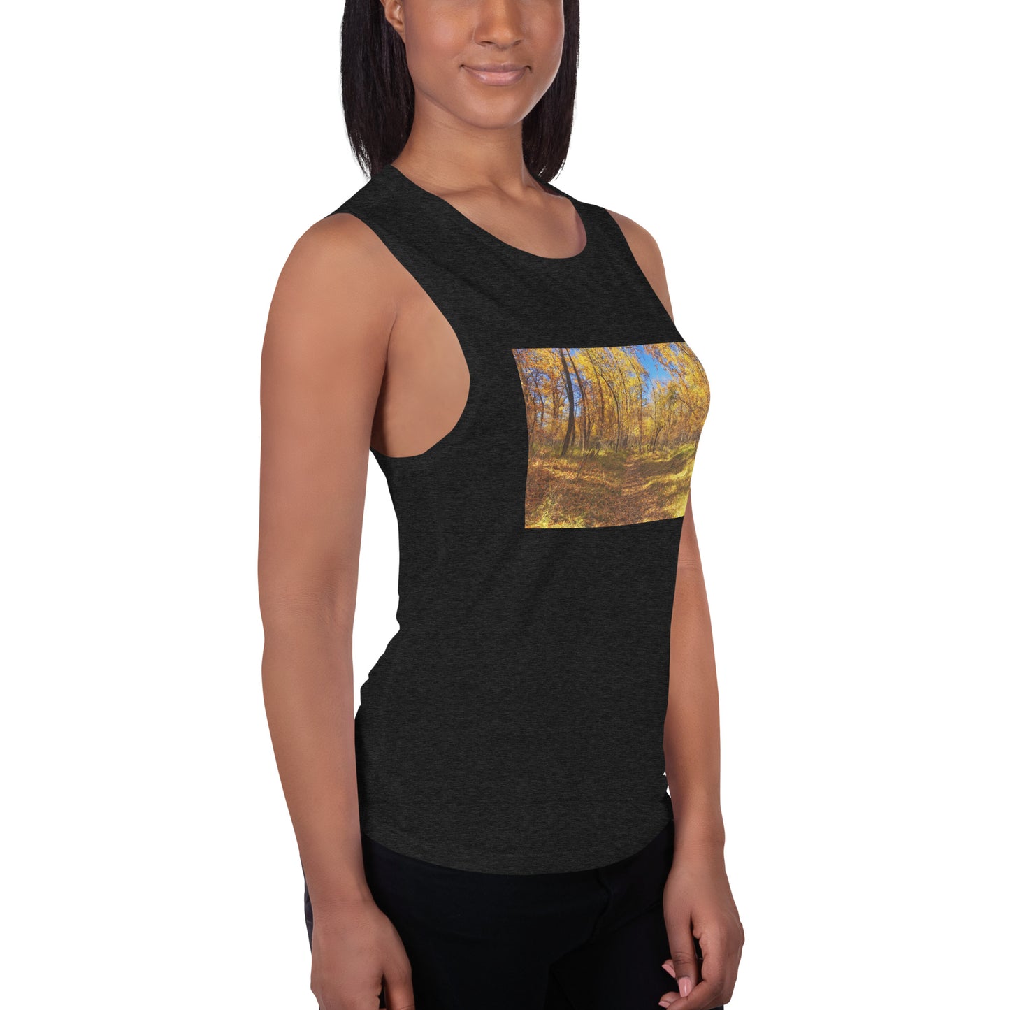 Ladies’ Muscle Tank - Carburn Park Fall Colours