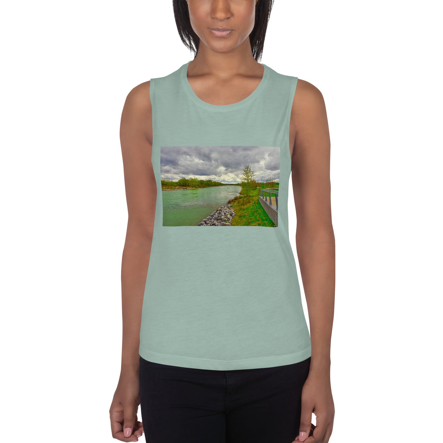 Ladies’ Muscle Tank - Calgary Bow River East Village