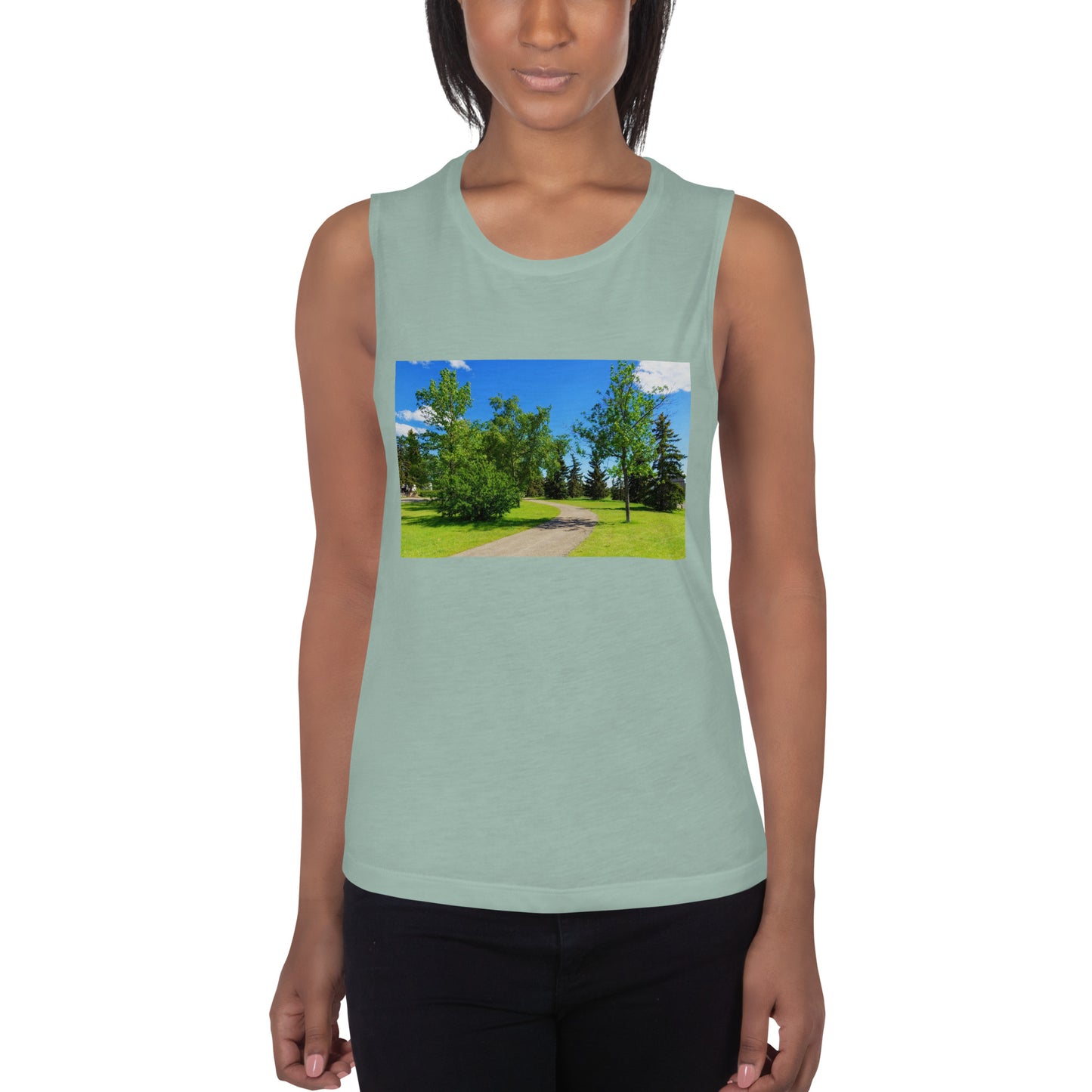 Ladies’ Muscle Tank - Calgary in the Summer