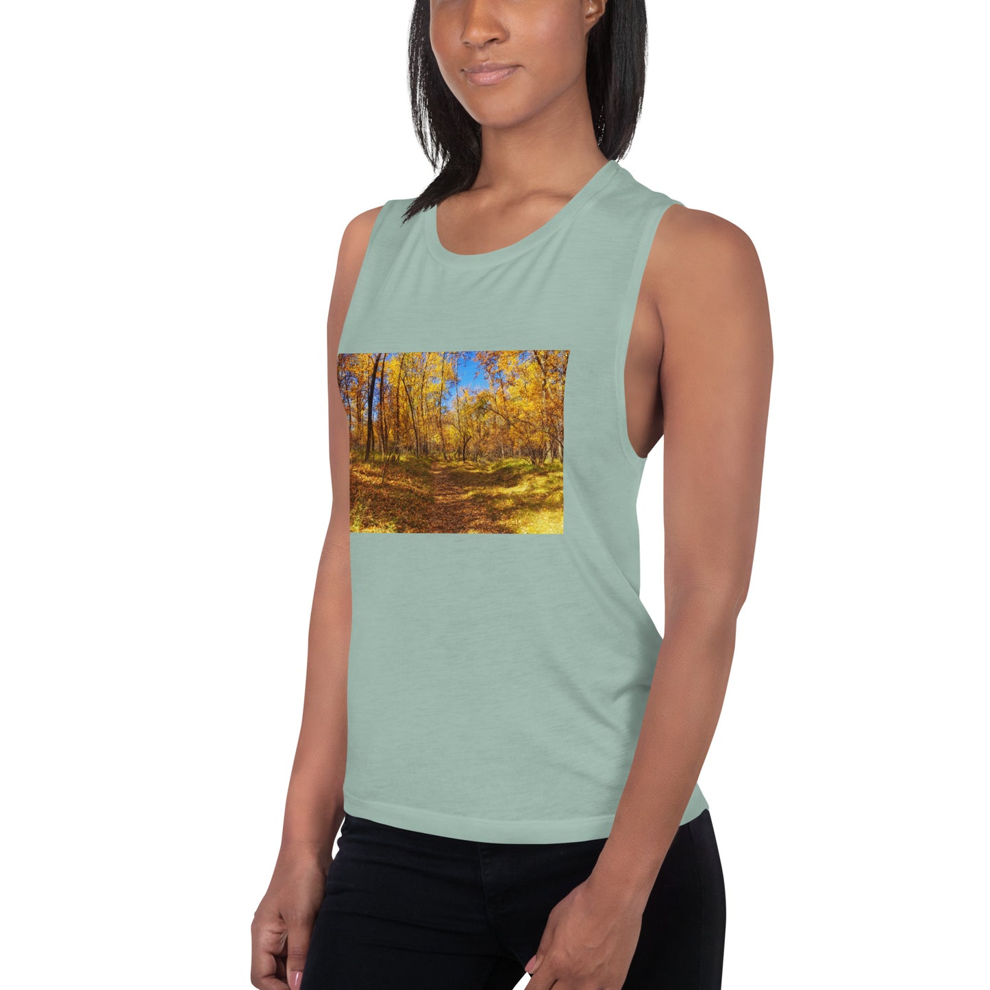 Ladies’ Muscle Tank - Carburn Park Fall Colours