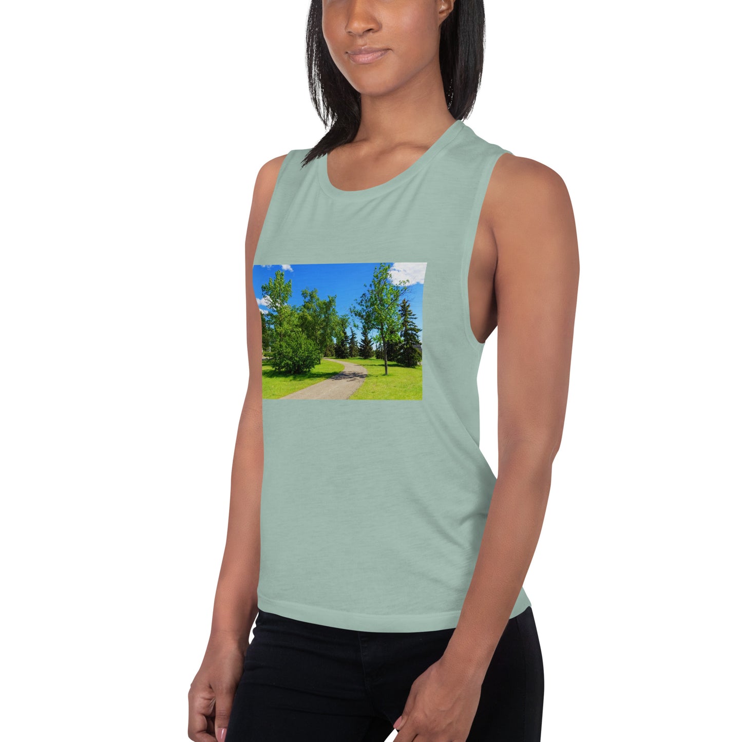 Ladies’ Muscle Tank - Calgary in the Summer