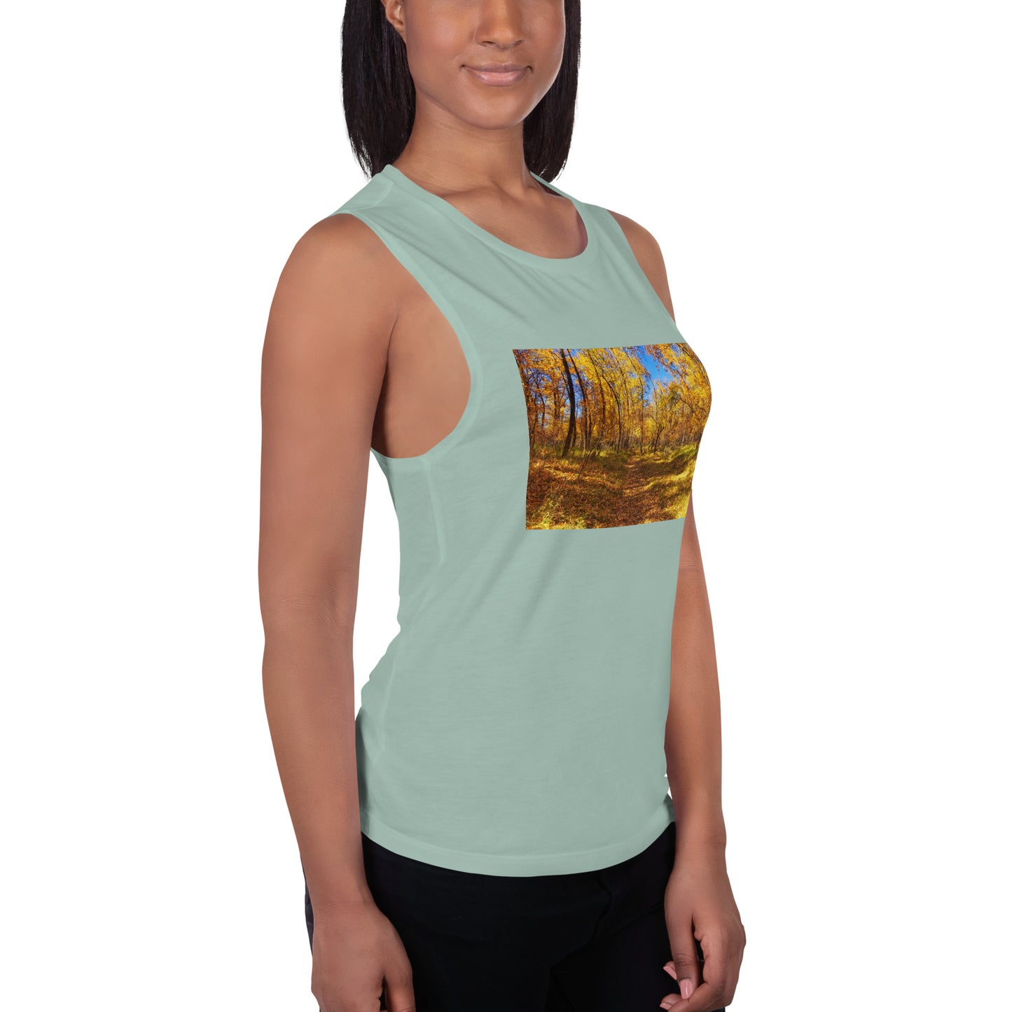 Ladies’ Muscle Tank - Carburn Park Fall Colours
