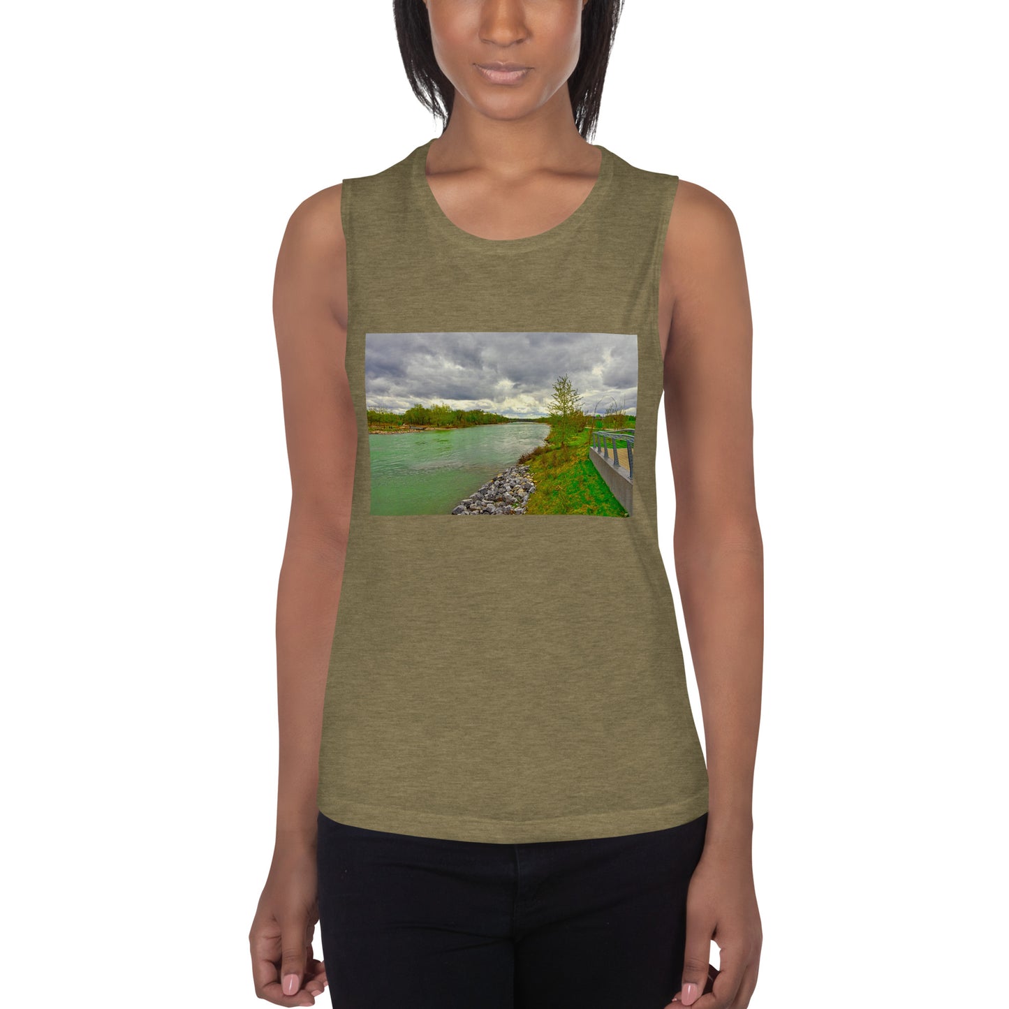 Ladies’ Muscle Tank - Calgary Bow River East Village