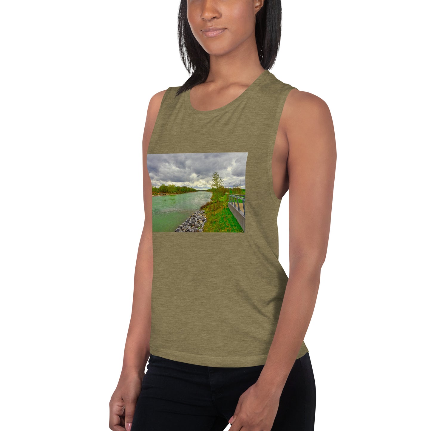 Ladies’ Muscle Tank - Calgary Bow River East Village