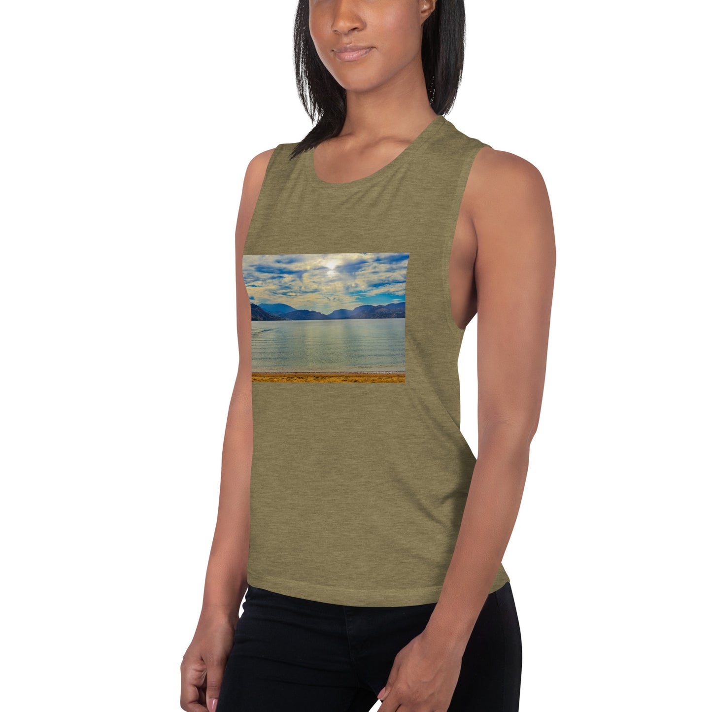 Ladies’ Muscle Tank - Penticton Skaha Lake