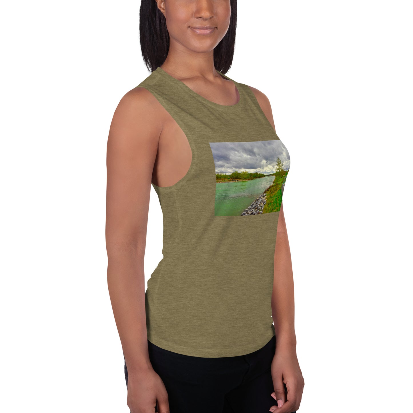 Ladies’ Muscle Tank - Calgary Bow River East Village
