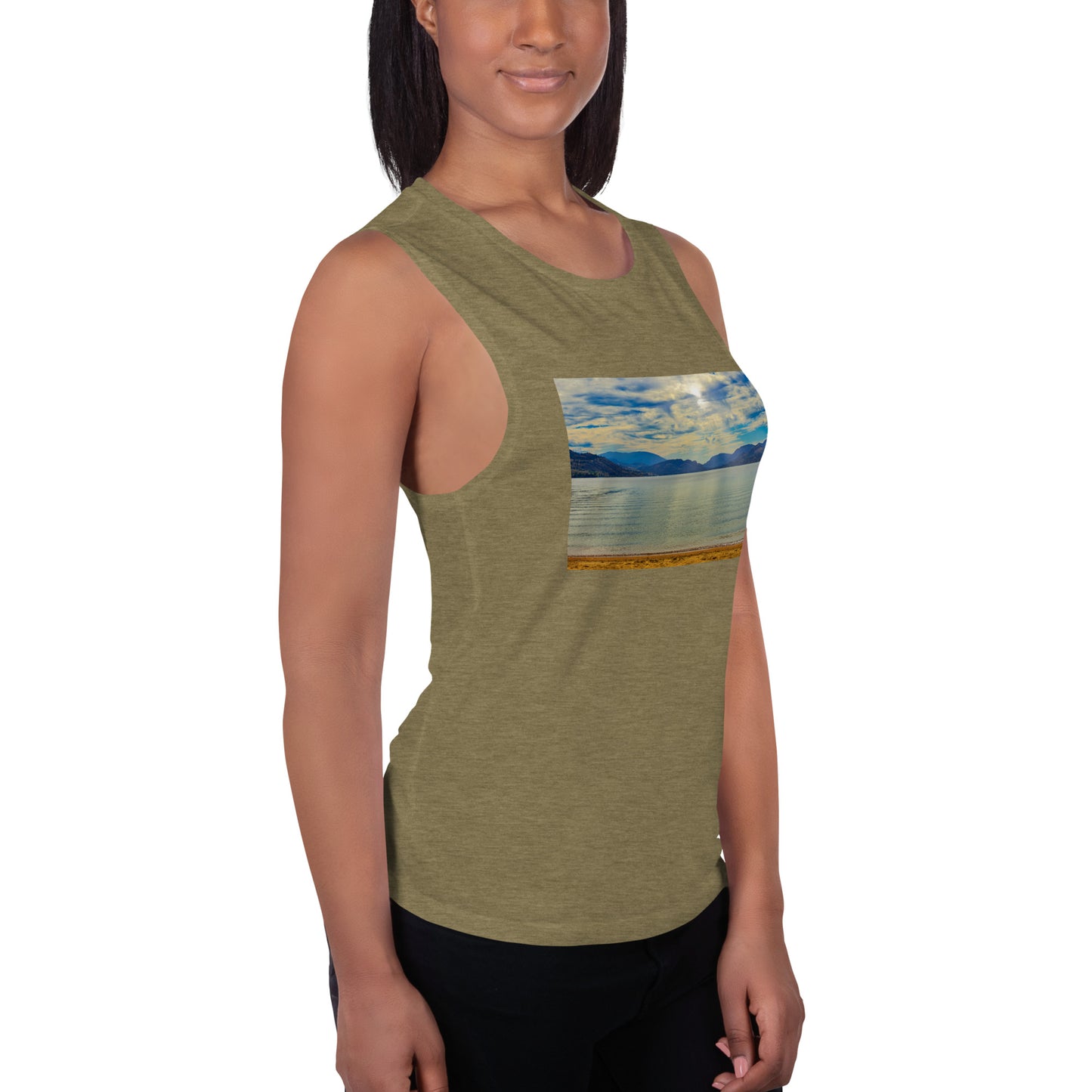 Ladies’ Muscle Tank - Penticton Skaha Lake