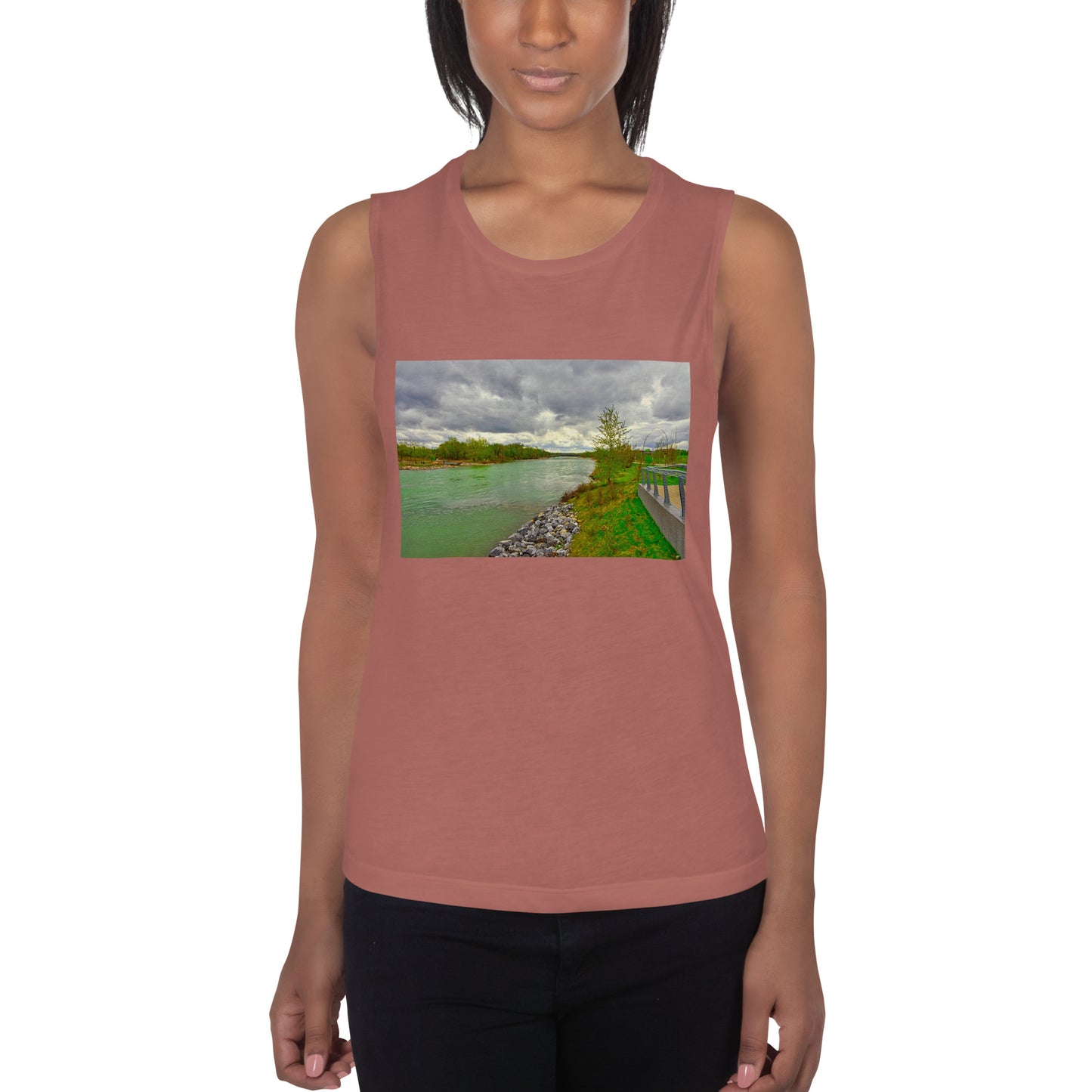 Ladies’ Muscle Tank - Calgary Bow River East Village