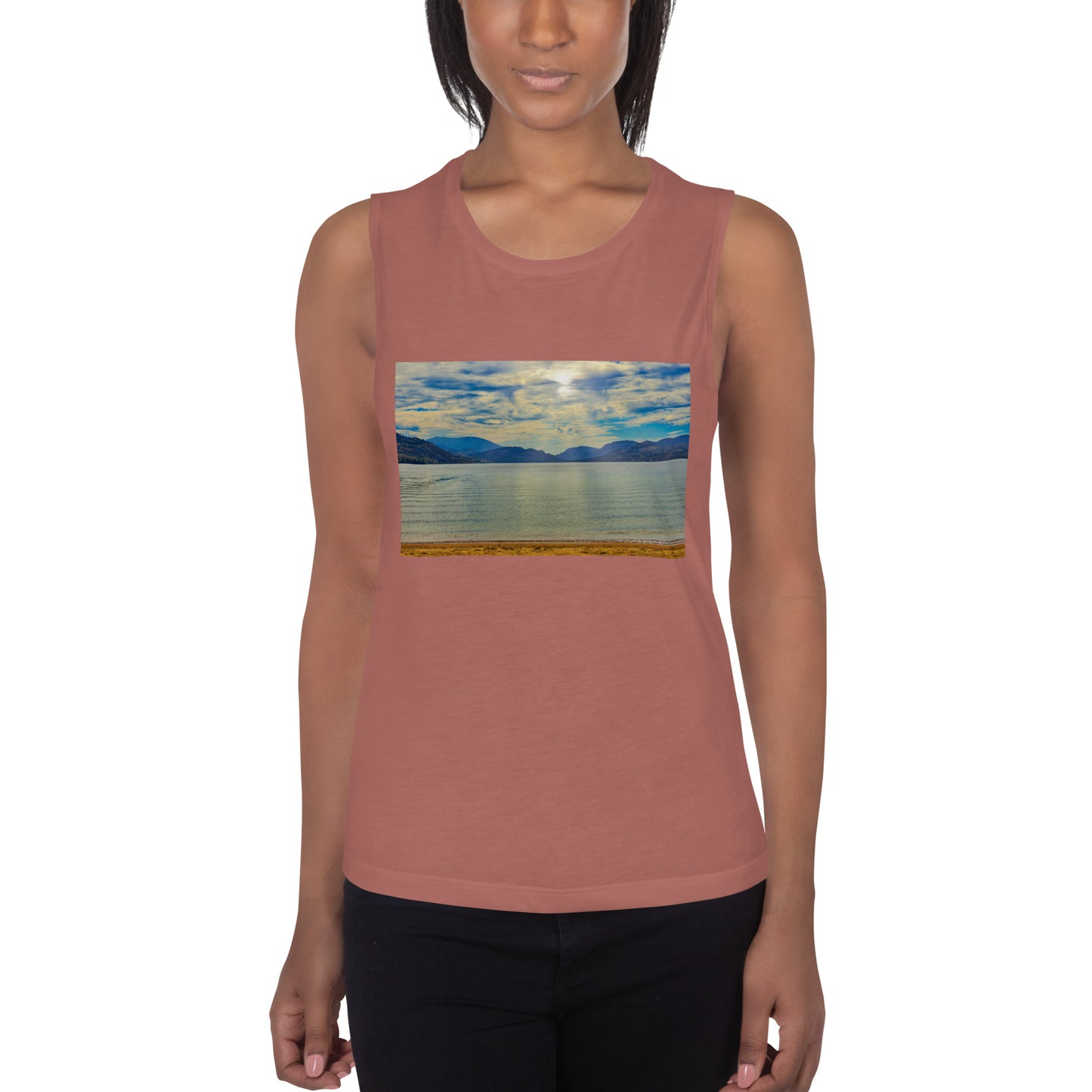 Ladies’ Muscle Tank - Penticton Skaha Lake