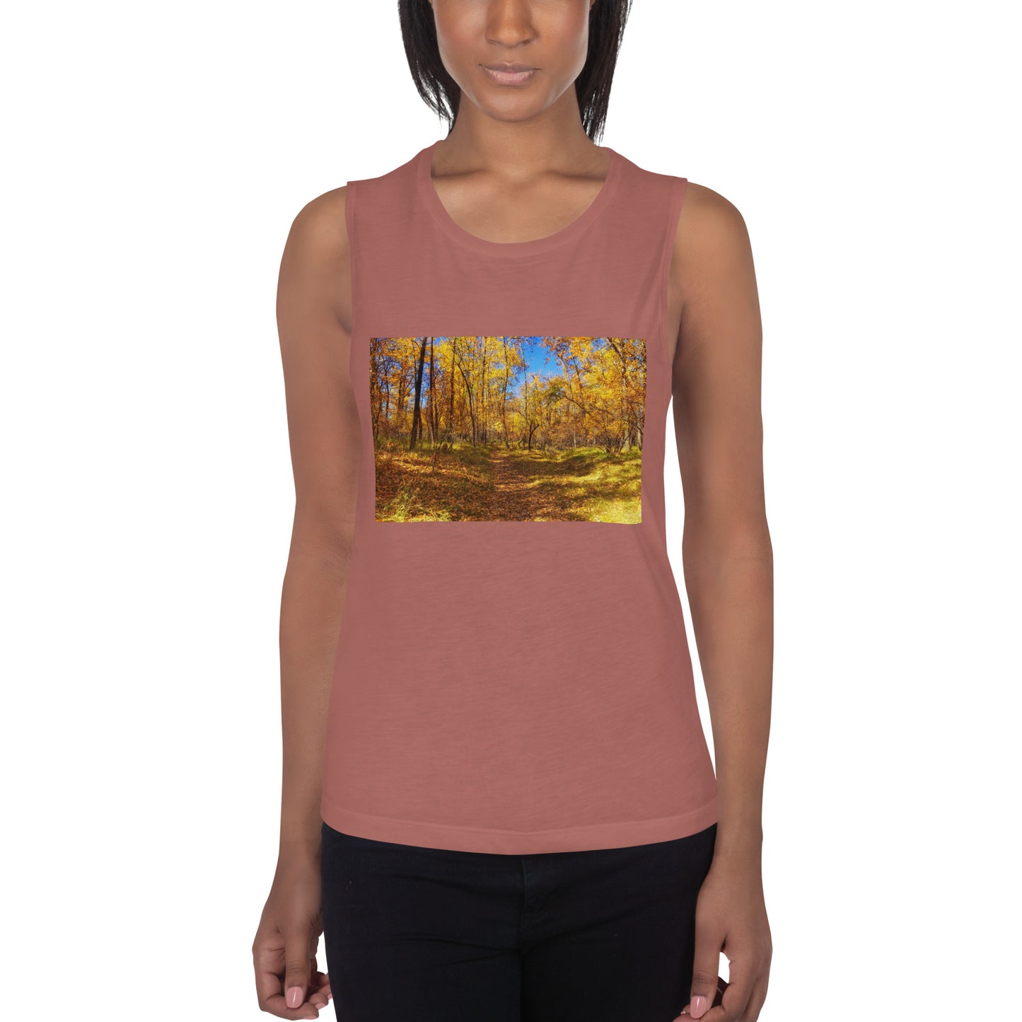 Ladies’ Muscle Tank - Carburn Park Fall Colours