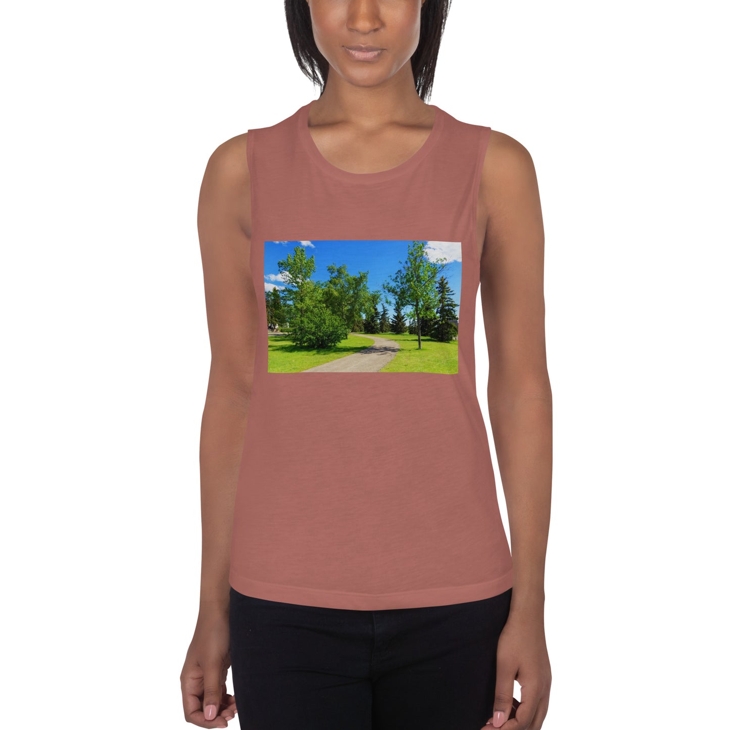 Ladies’ Muscle Tank - Calgary in the Summer