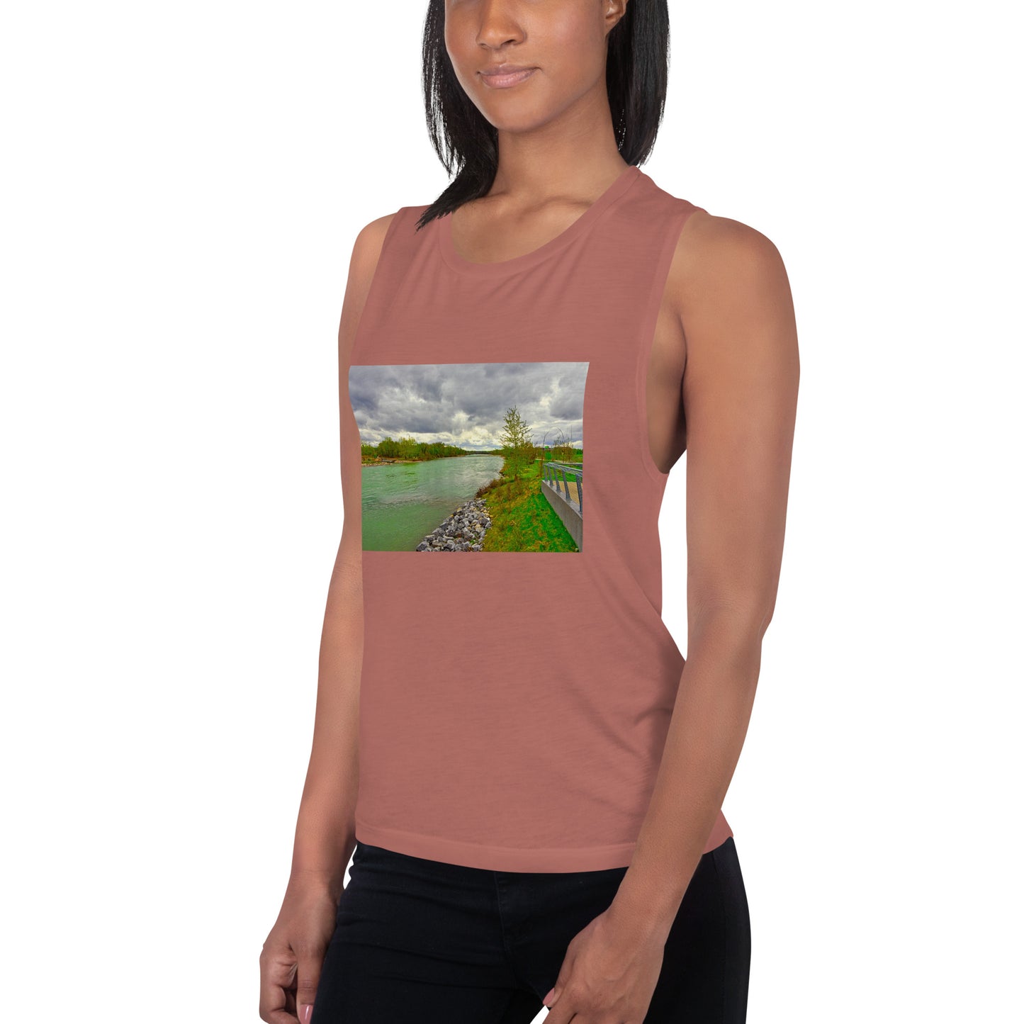 Ladies’ Muscle Tank - Calgary Bow River East Village