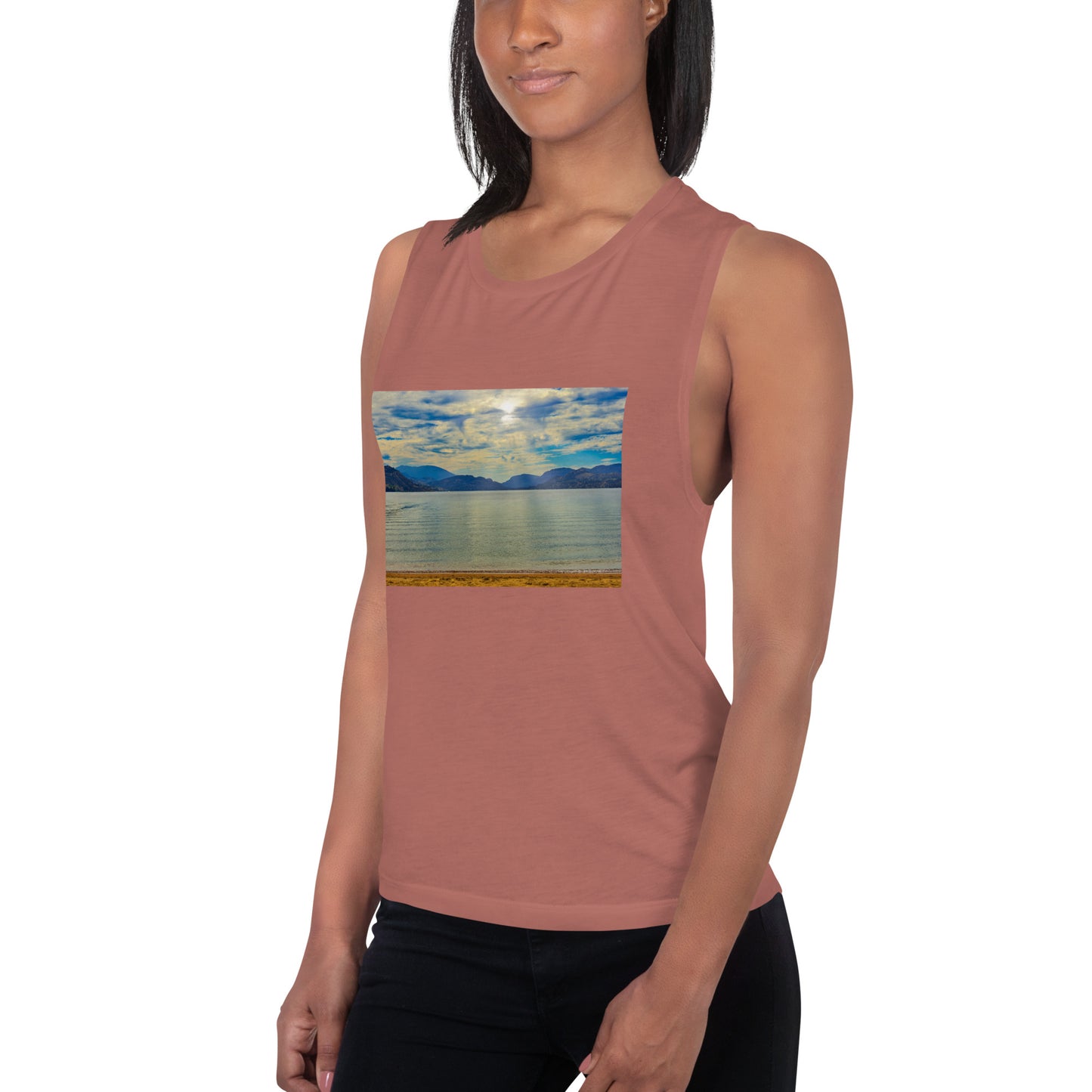 Ladies’ Muscle Tank - Penticton Skaha Lake