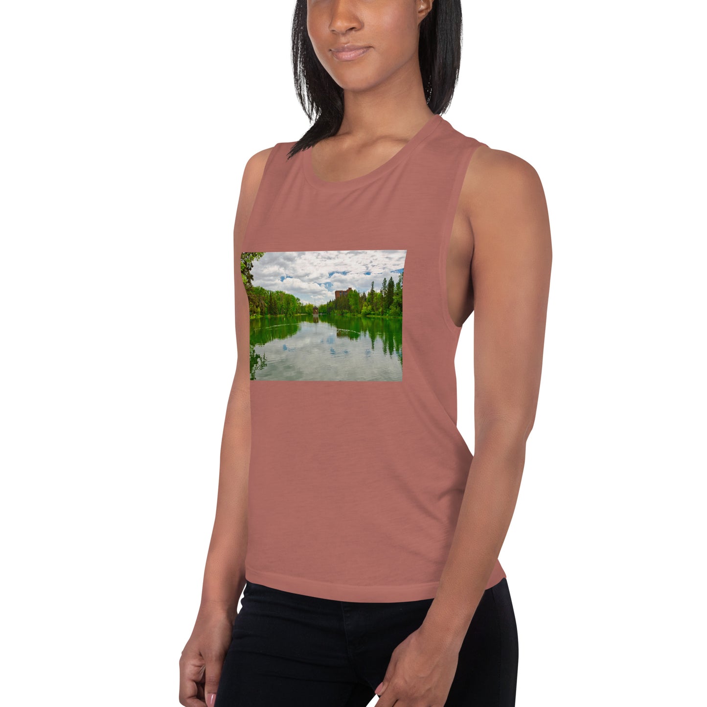 Ladies’ Muscle Tank - Bowness Park Lagoon