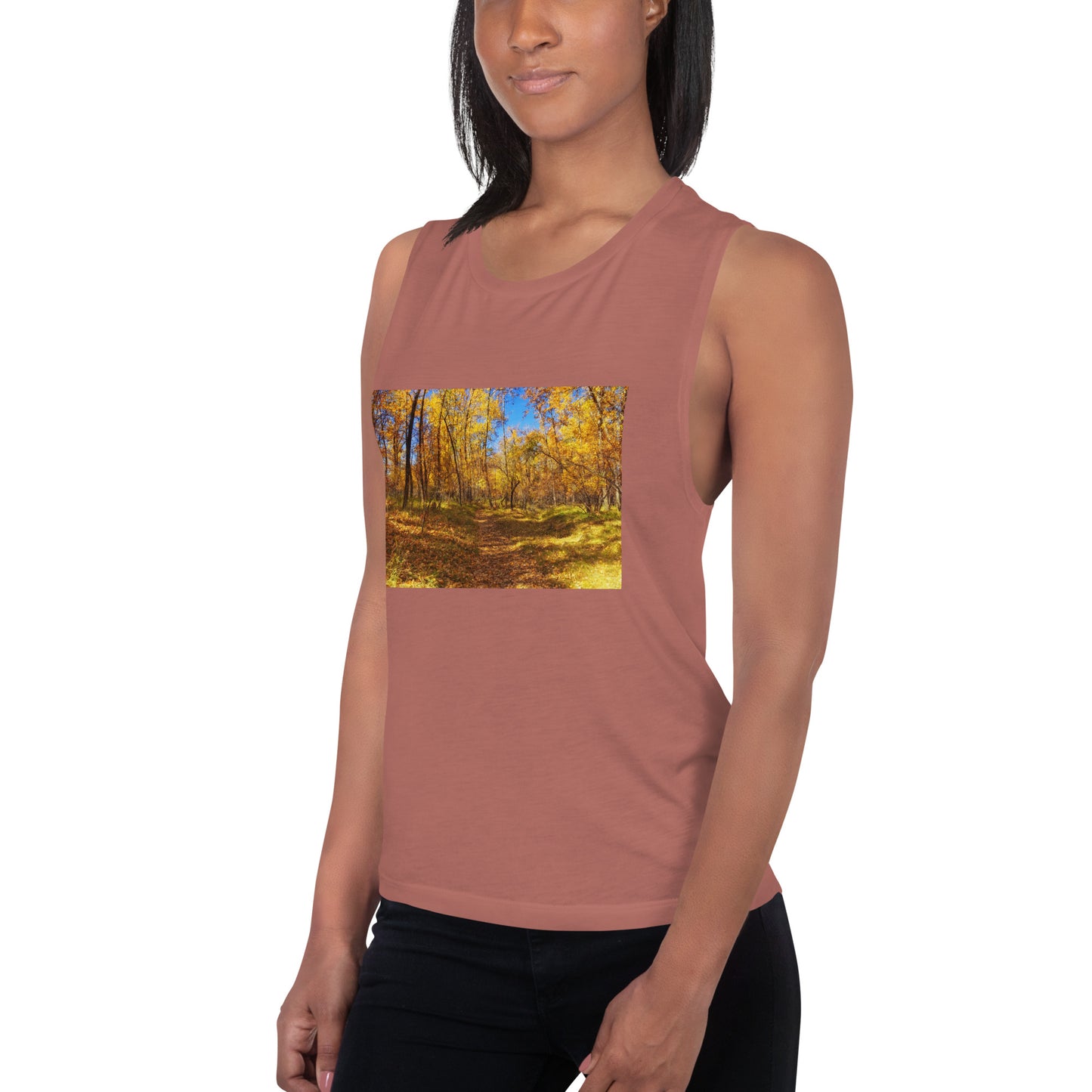 Ladies’ Muscle Tank - Carburn Park Fall Colours