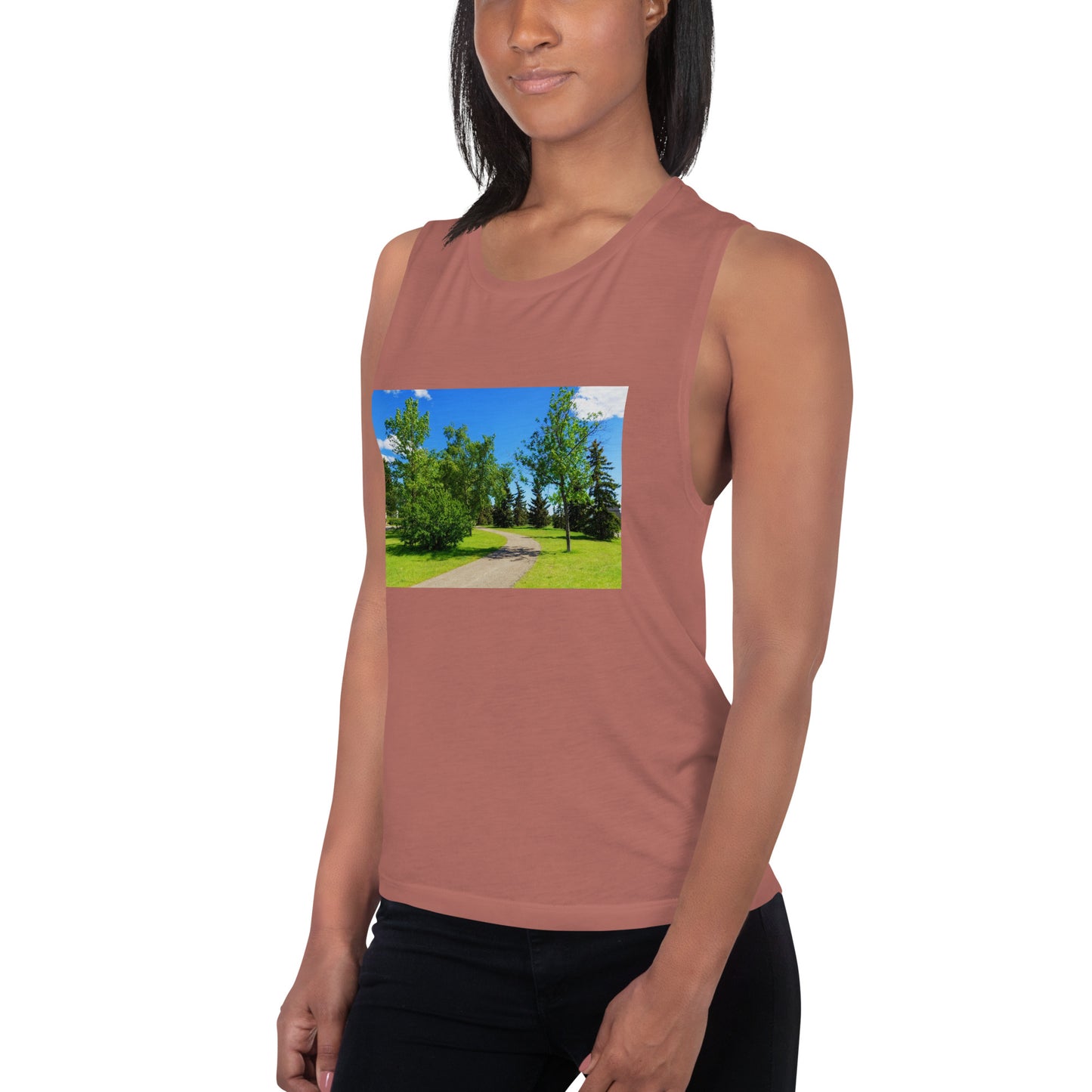 Ladies’ Muscle Tank - Calgary in the Summer