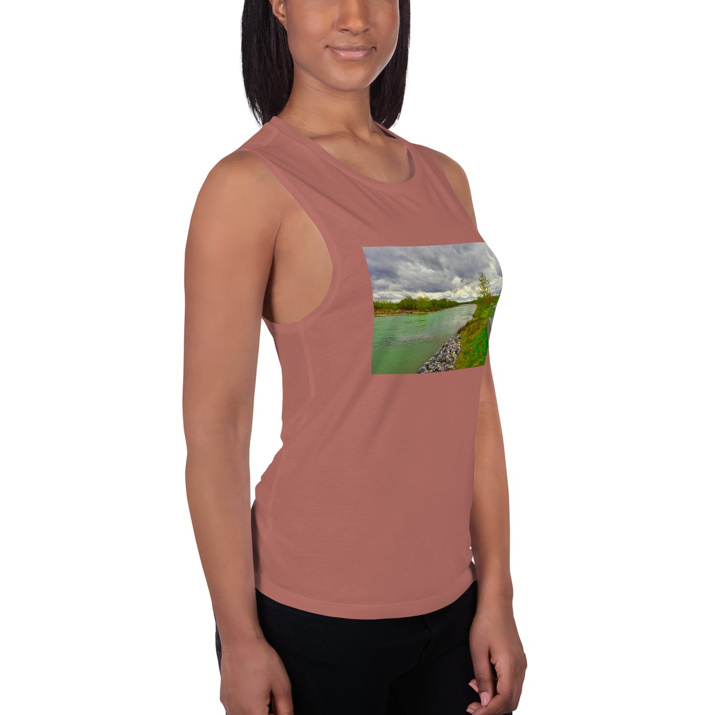 Ladies’ Muscle Tank - Calgary Bow River East Village