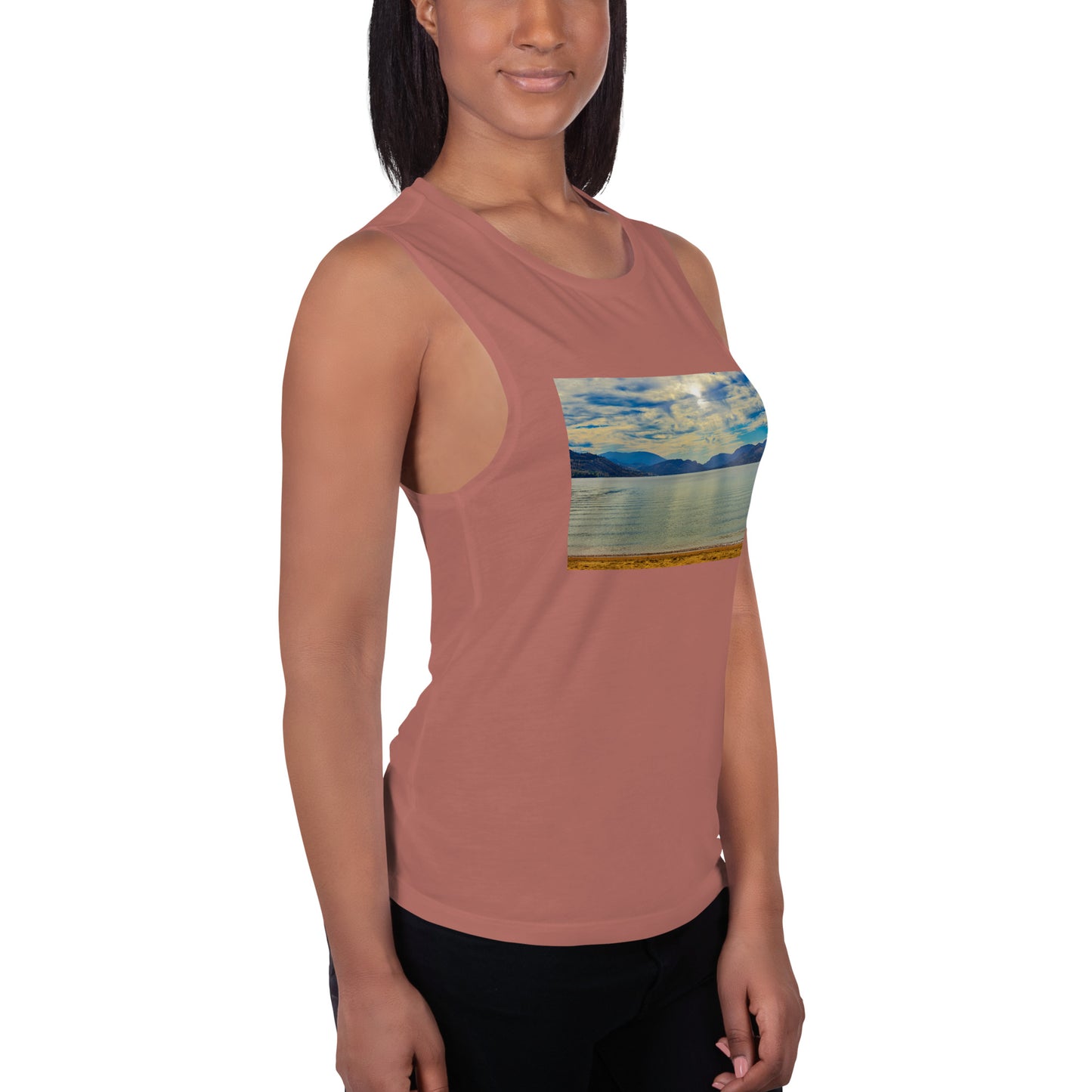 Ladies’ Muscle Tank - Penticton Skaha Lake