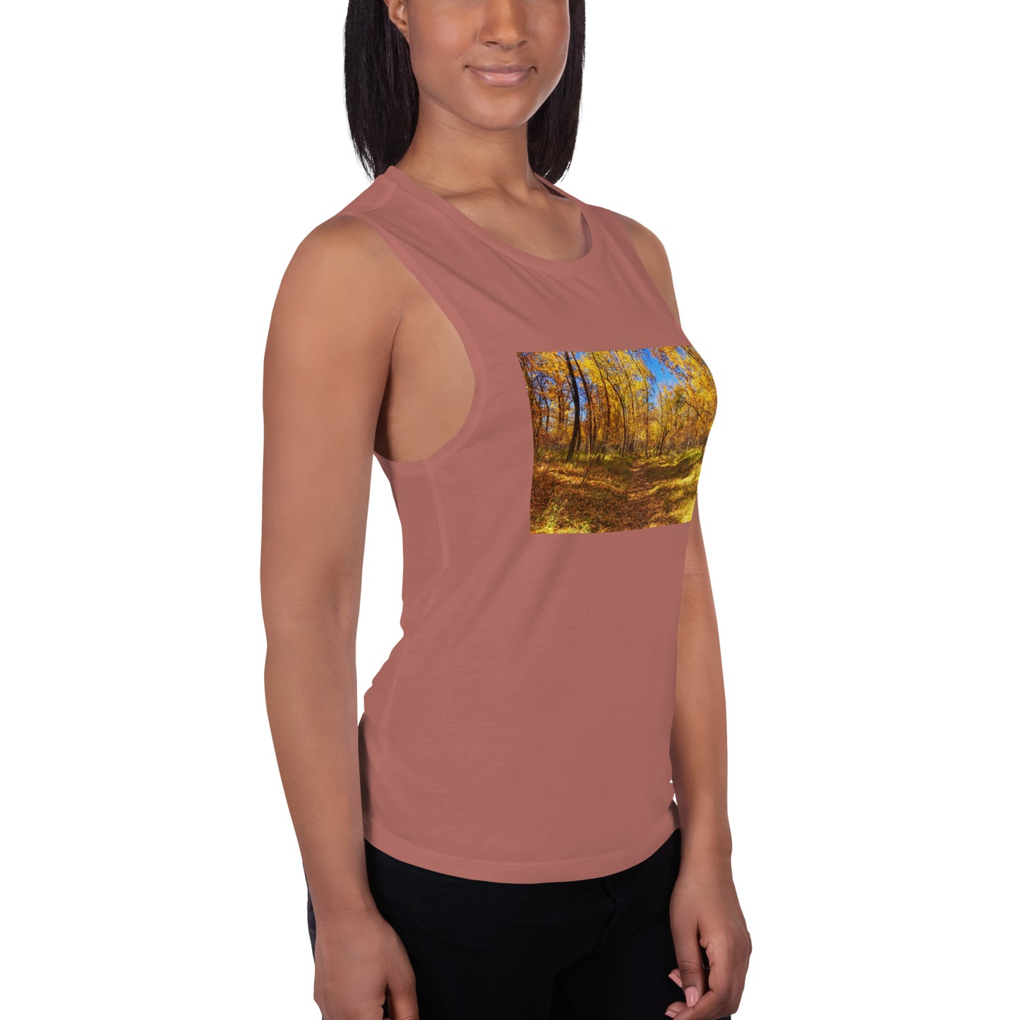 Ladies’ Muscle Tank - Carburn Park Fall Colours