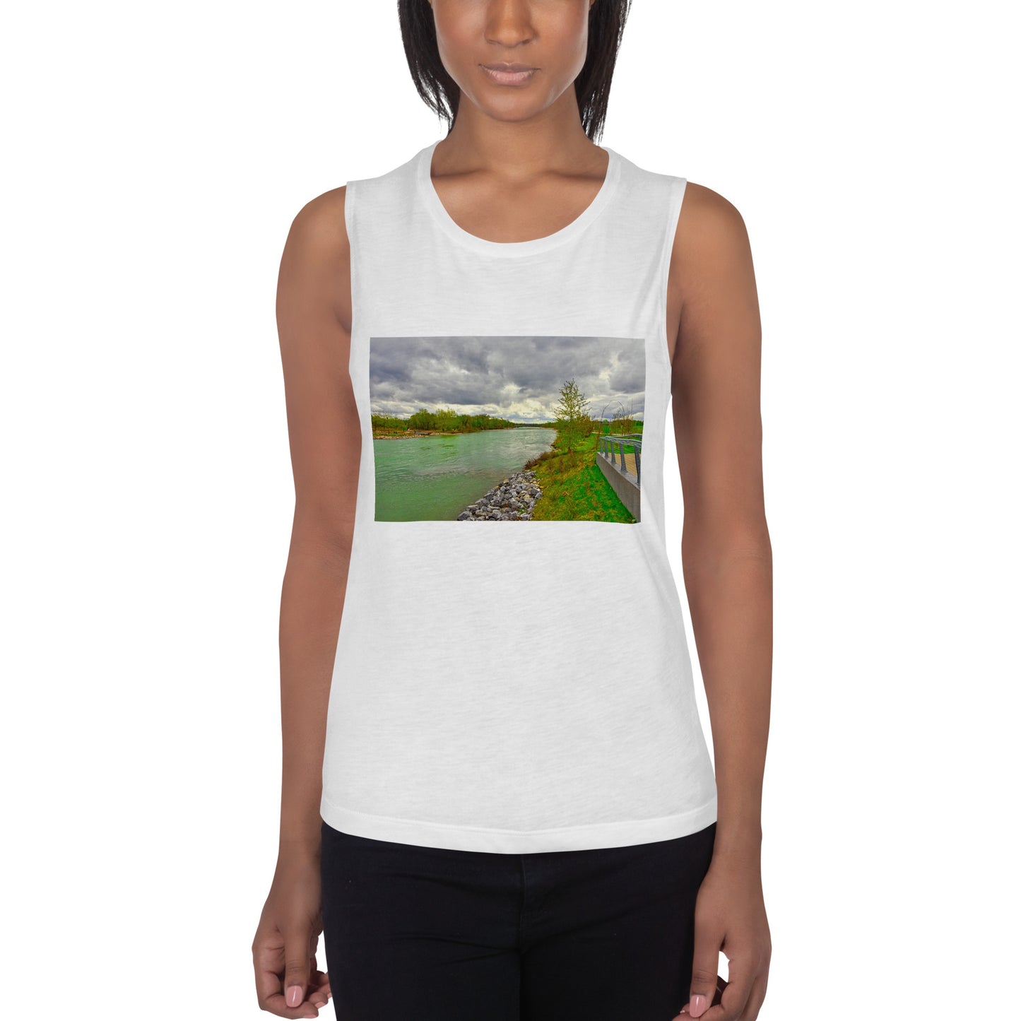Ladies’ Muscle Tank - Calgary Bow River East Village