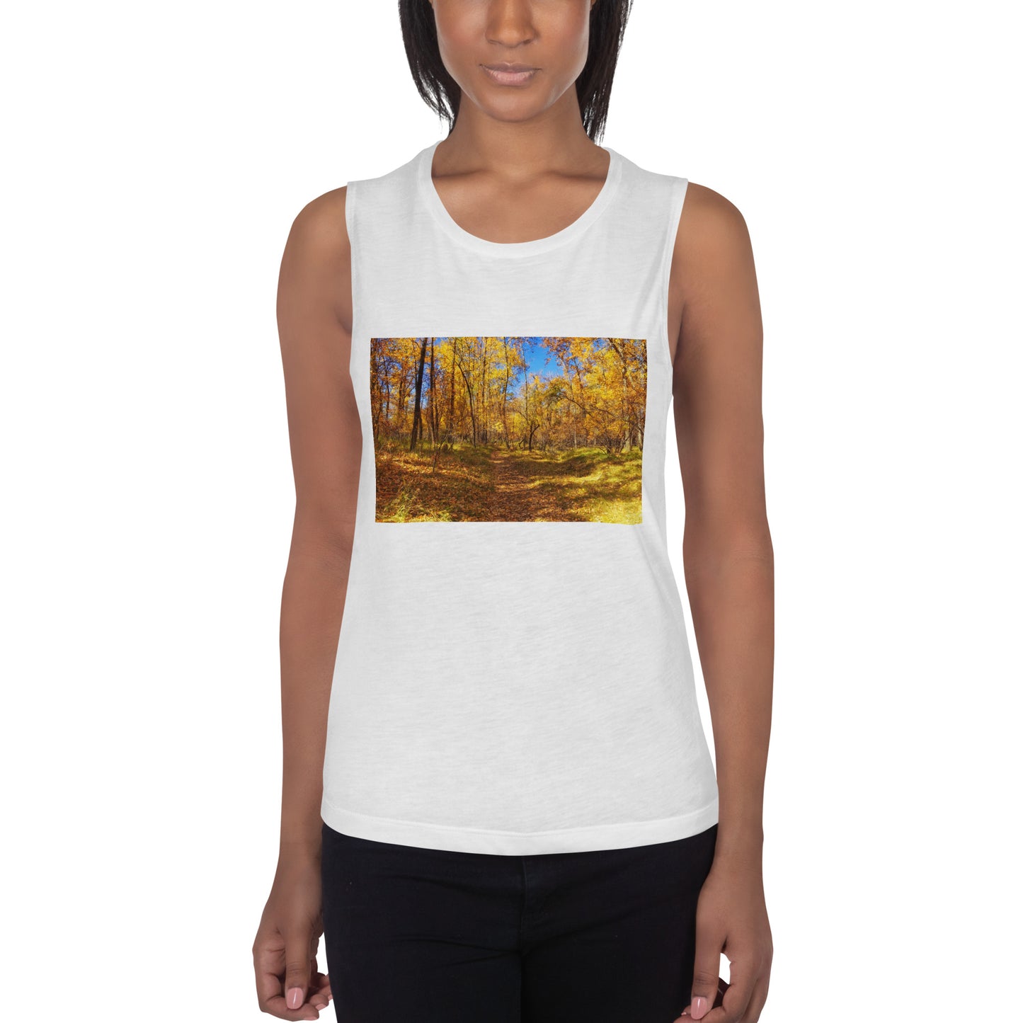 Ladies’ Muscle Tank - Carburn Park Fall Colours