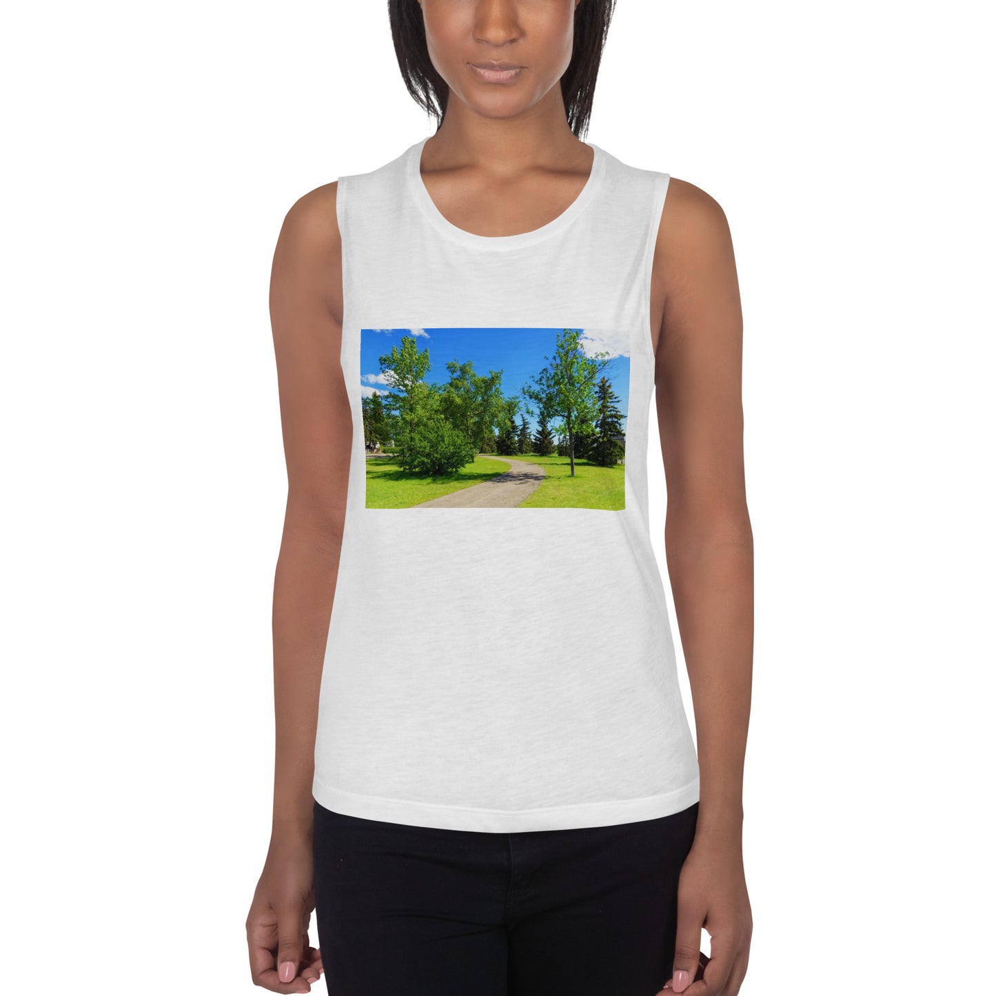 Ladies’ Muscle Tank - Calgary in the Summer