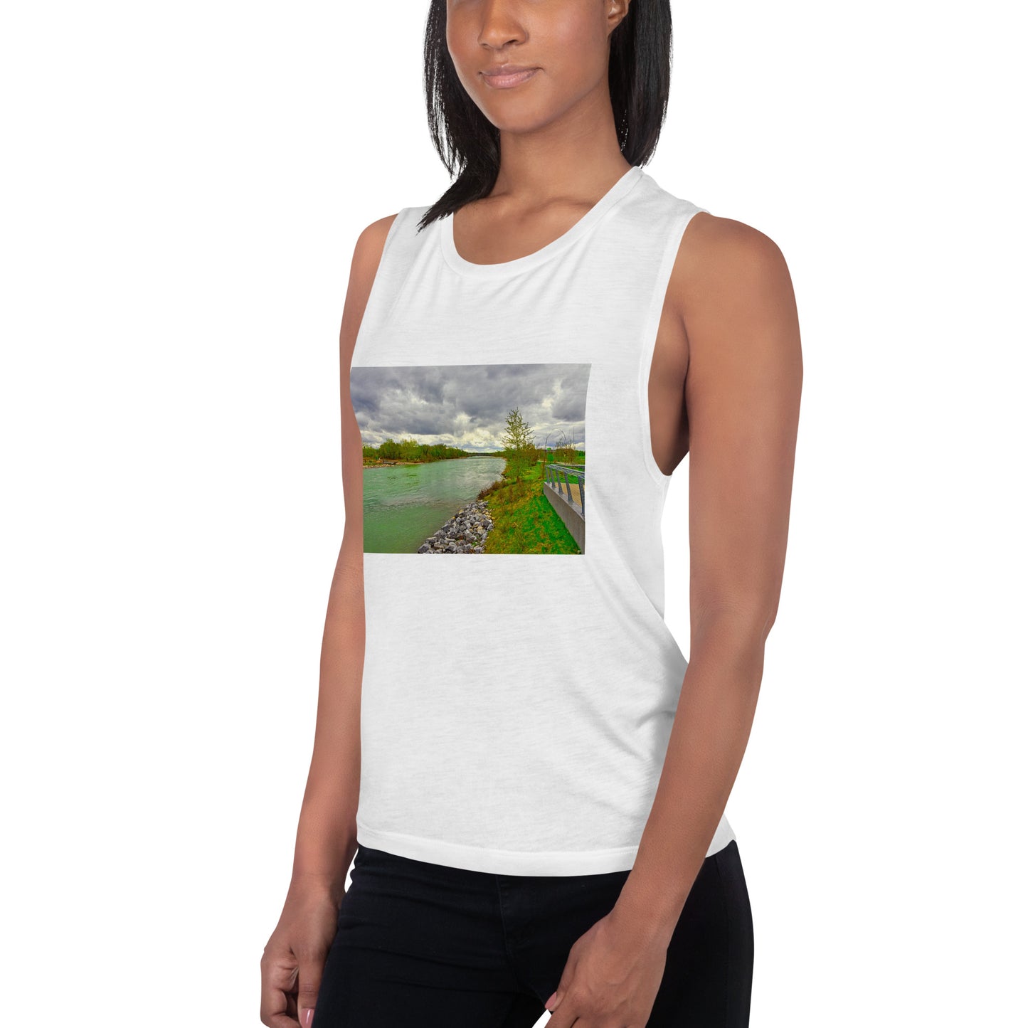 Ladies’ Muscle Tank - Calgary Bow River East Village