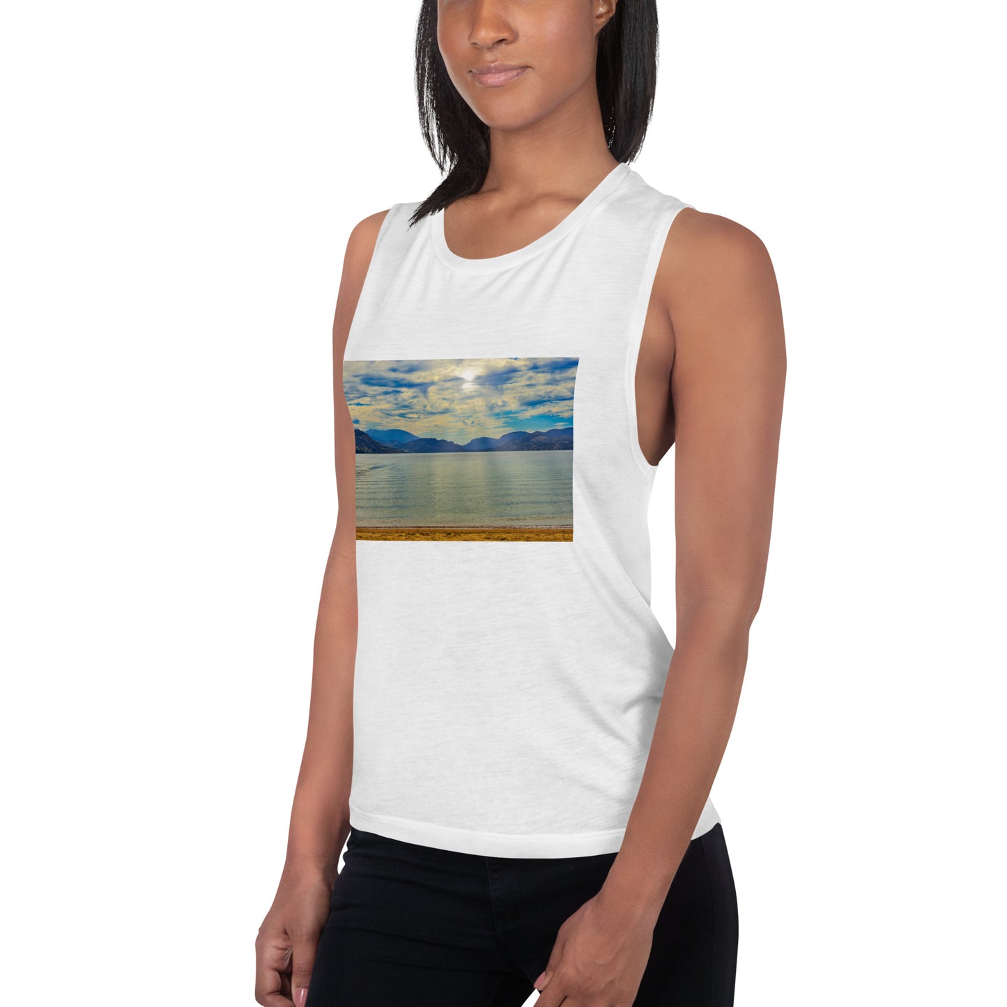 Ladies’ Muscle Tank - Penticton Skaha Lake