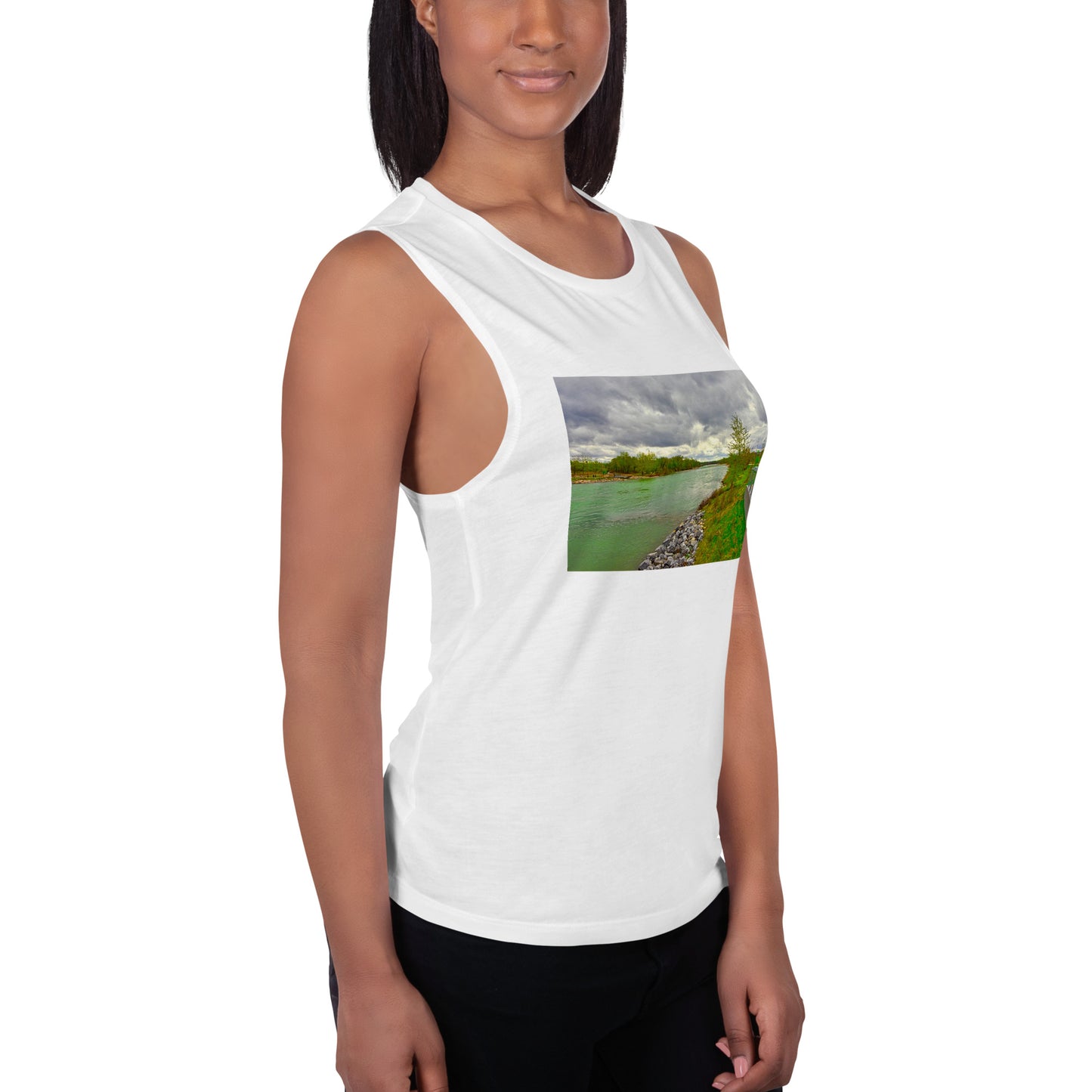 Ladies’ Muscle Tank - Calgary Bow River East Village