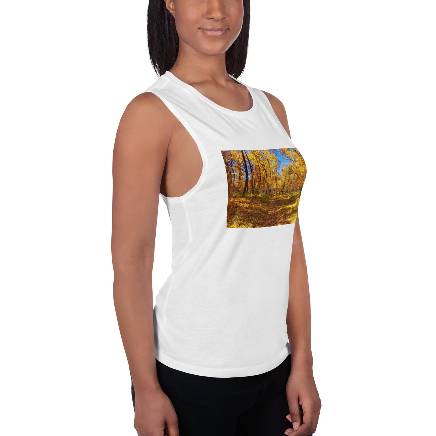 Ladies’ Muscle Tank - Carburn Park Fall Colours