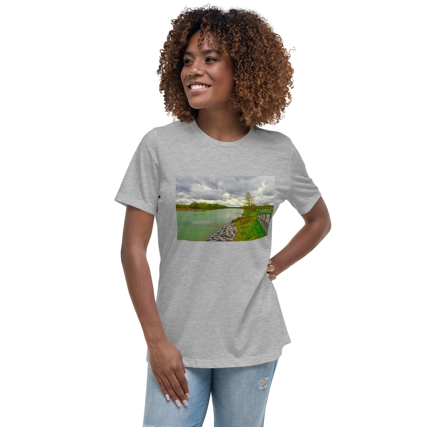Women's Relaxed T-Shirt - Calgary Bow River East Village