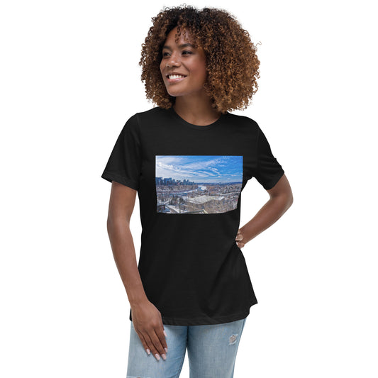 Women's Relaxed T-Shirt - McHugh Bluff Winter HDR