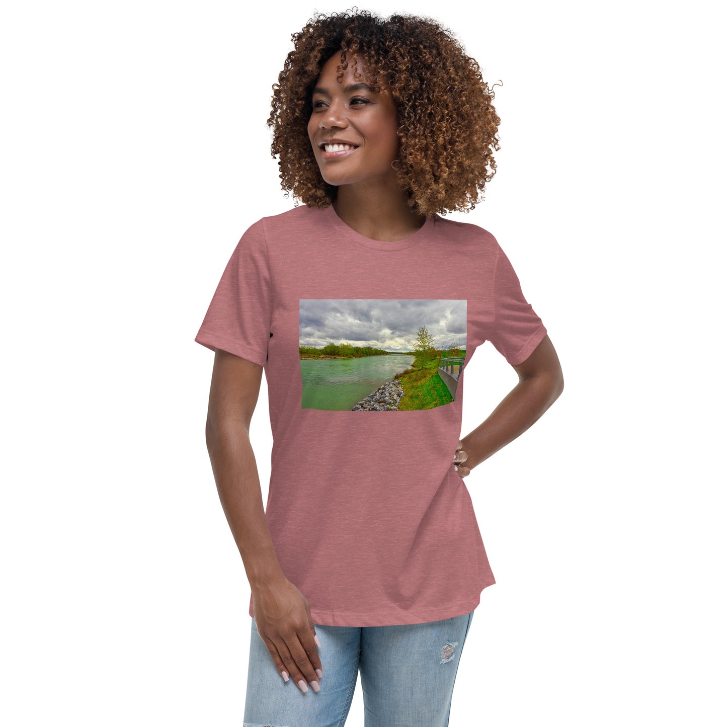 Women's Relaxed T-Shirt - Calgary Bow River East Village