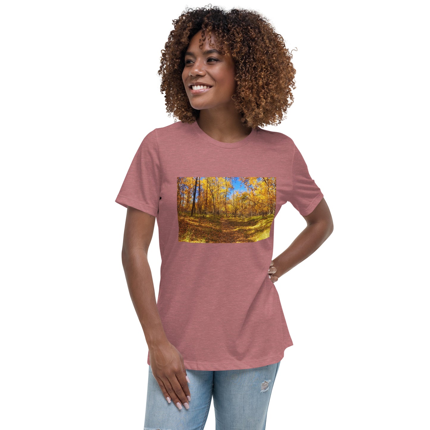 Women's Relaxed T-Shirt - Carburn Park Fall Colours