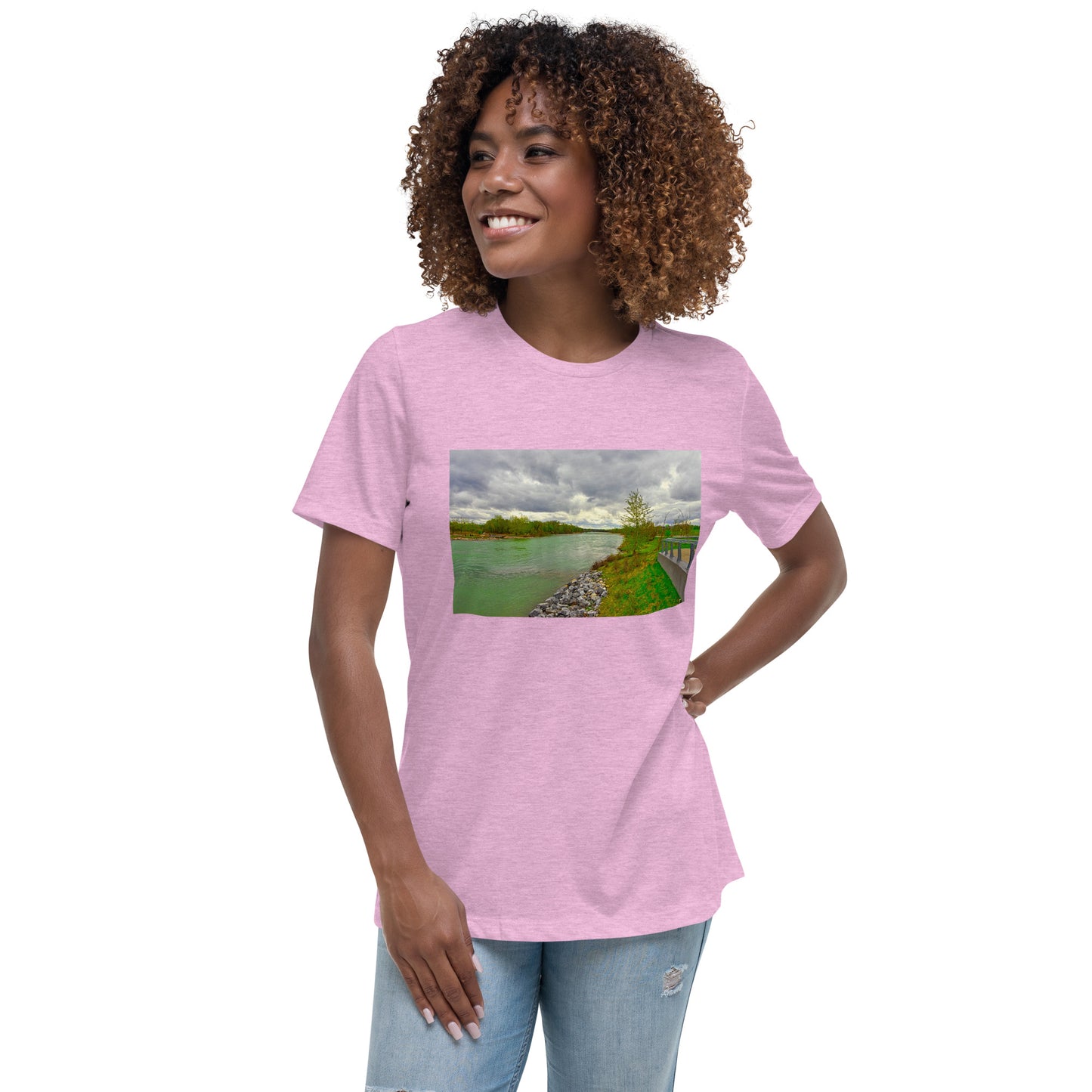 Women's Relaxed T-Shirt - Calgary Bow River East Village