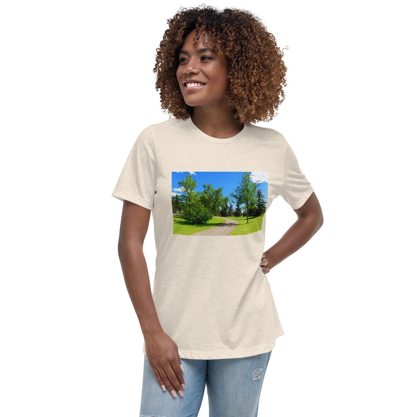 Women's Relaxed T-Shirt - Calgary in the Summer