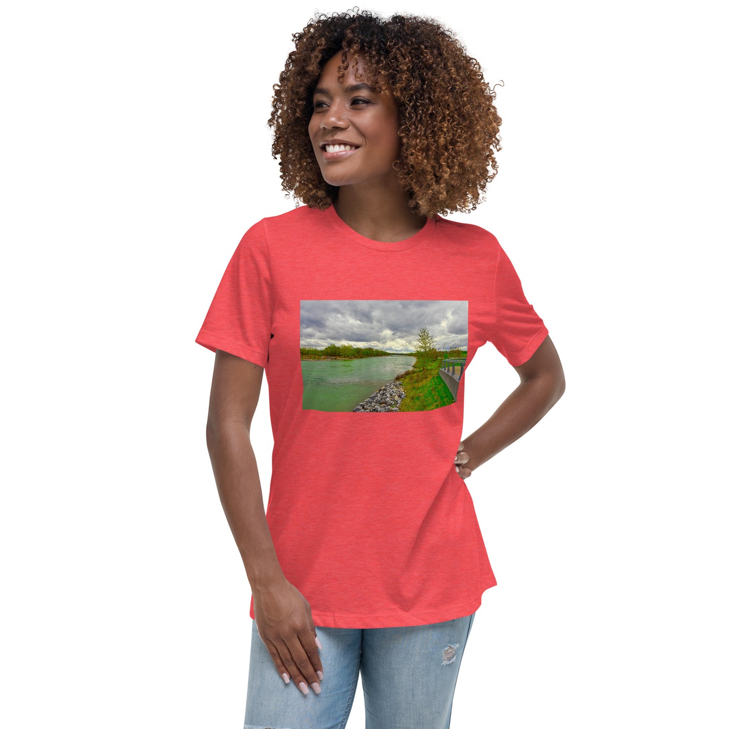 Women's Relaxed T-Shirt - Calgary Bow River East Village