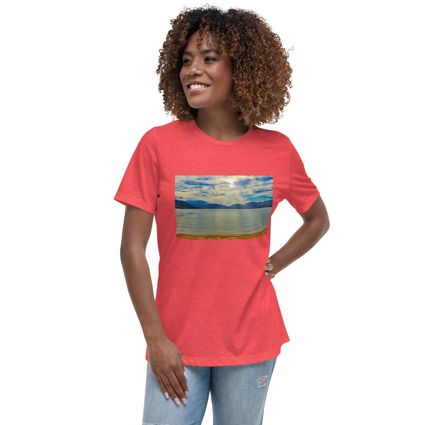 Women's Relaxed T-Shirt - Penticton Skaha Lake
