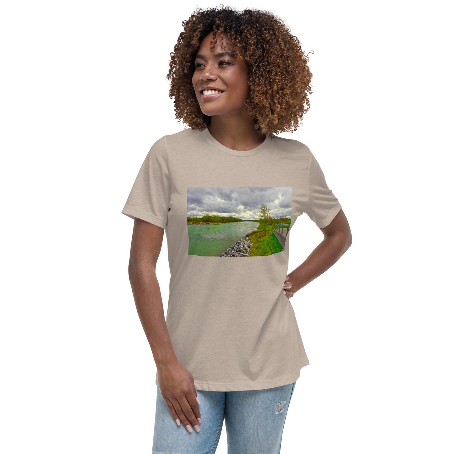 Women's Relaxed T-Shirt - Calgary Bow River East Village