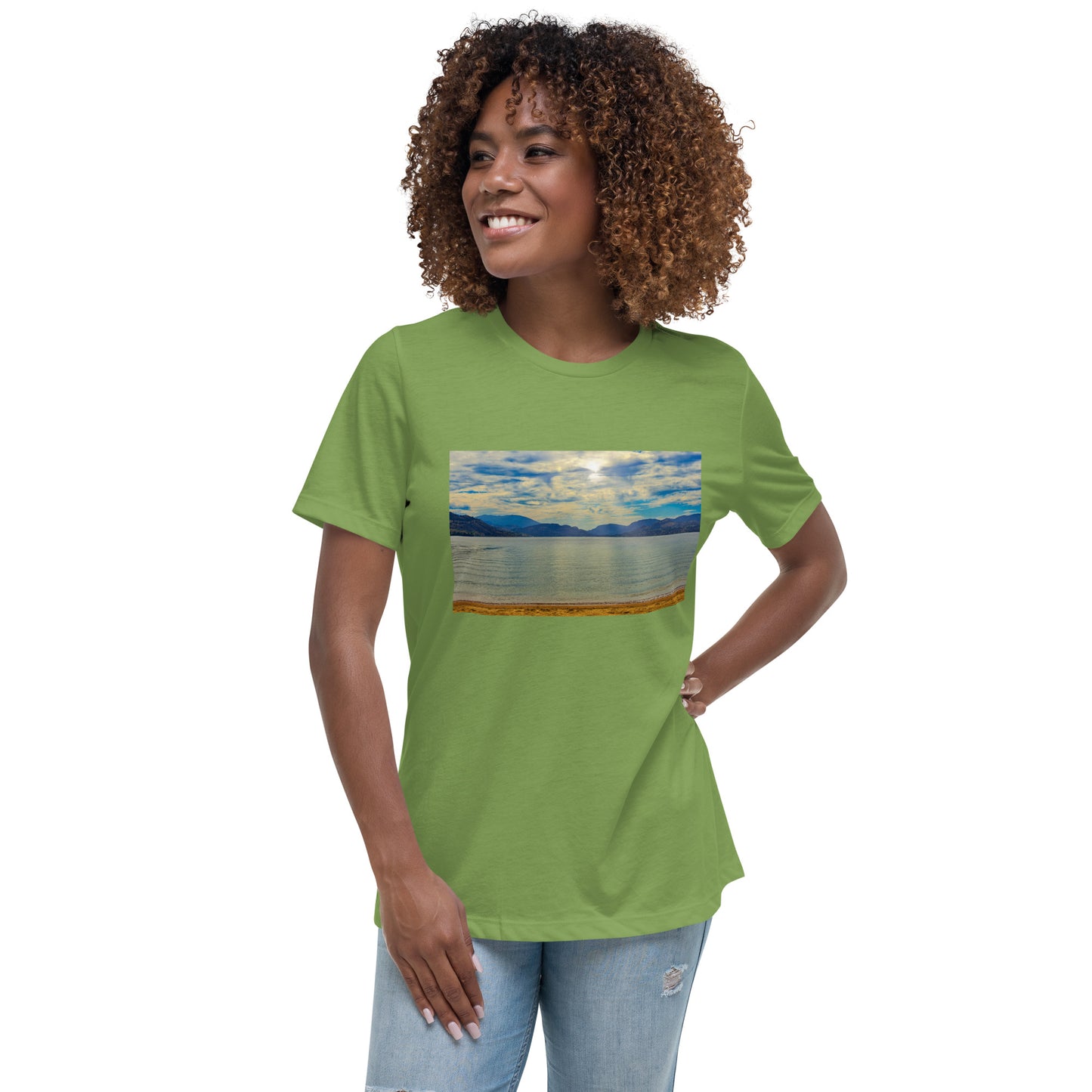 Women's Relaxed T-Shirt - Penticton Skaha Lake