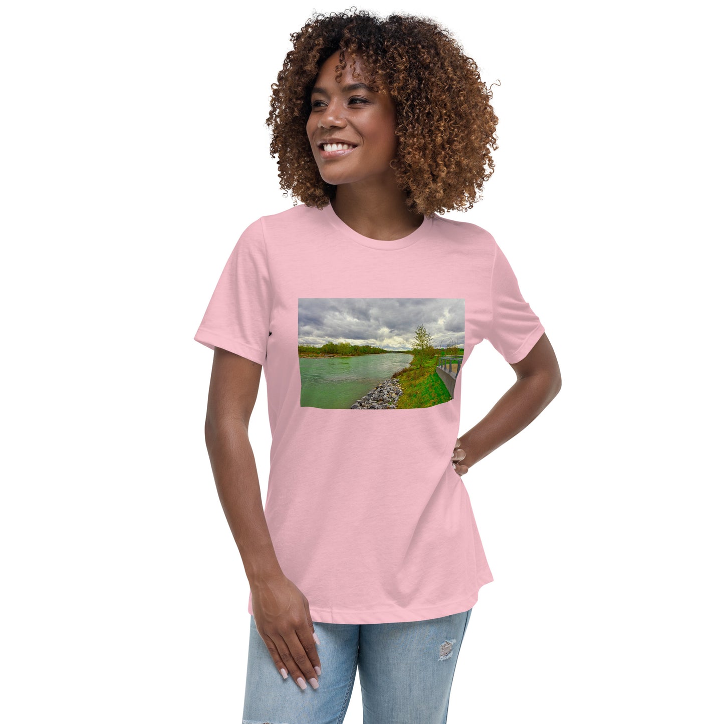Women's Relaxed T-Shirt - Calgary Bow River East Village